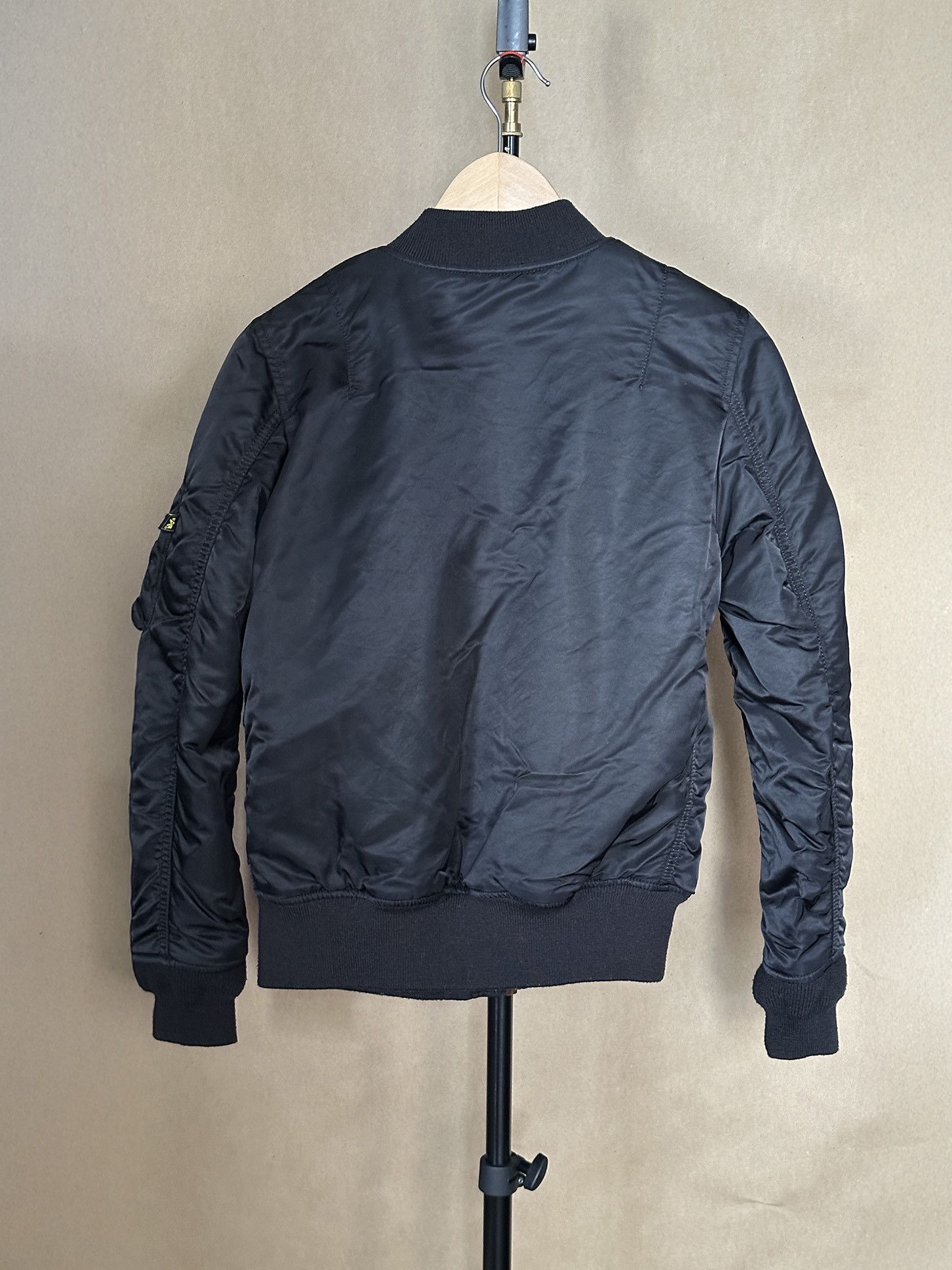 Alpha Industries Alpha Industries MA-1 Black Bomber Jacket Size S / US 4 / IT 40 - 2 Thumbnail