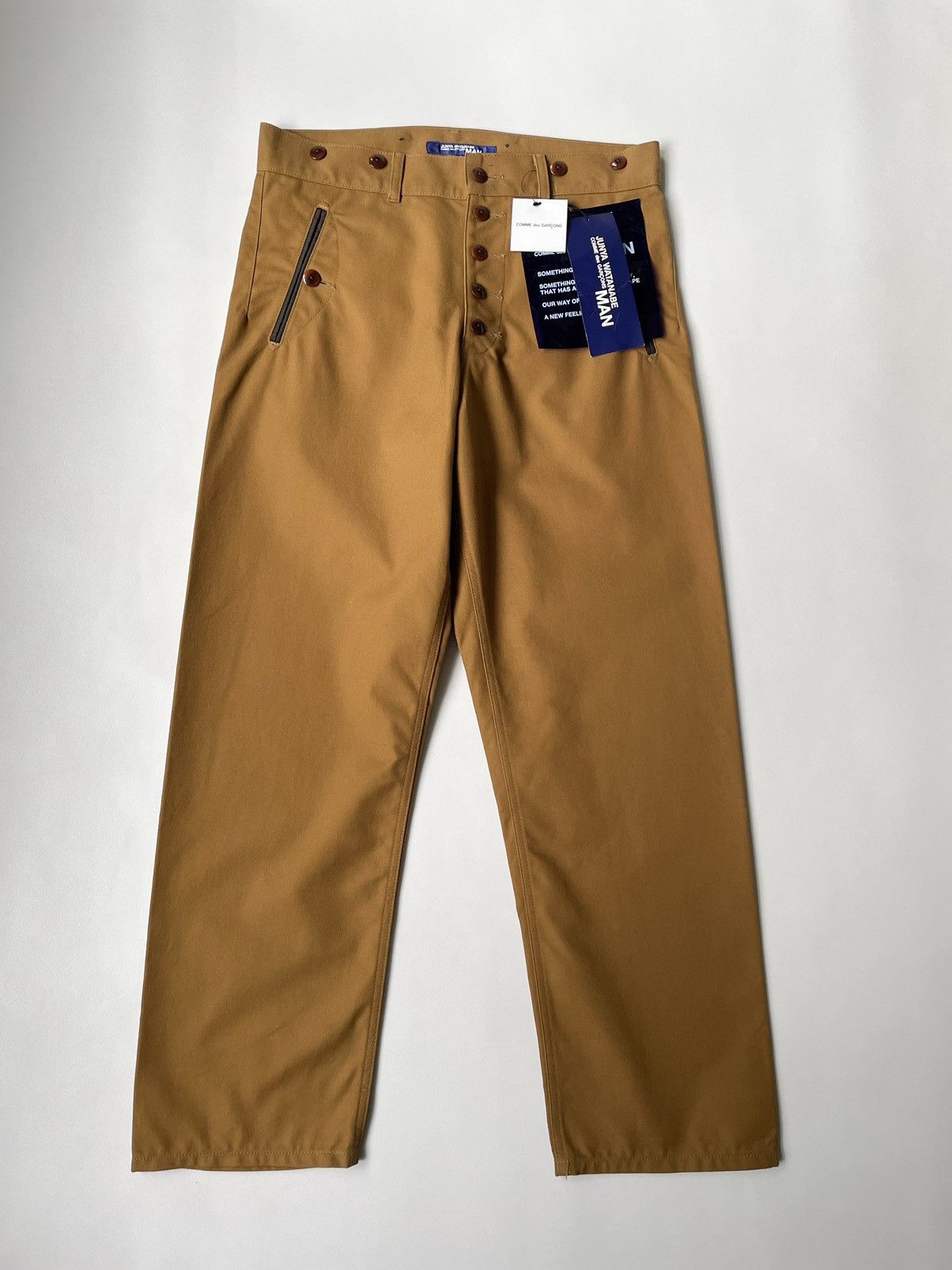 Comme des Garcons A/W 09 Tan Cotton Work Trousers Size US 32 / EU 48 - 17 Thumbnail