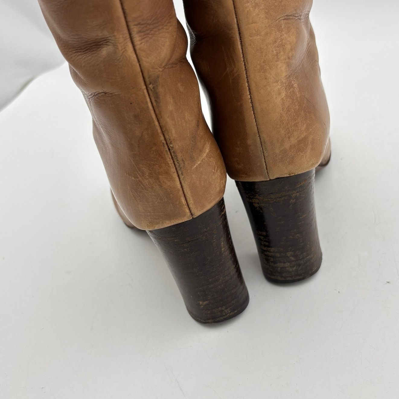 Chloe Chloe Leather Knee High Heeled Boots Women's 38 US 8 Size US 8 / IT 38 - 13 Thumbnail