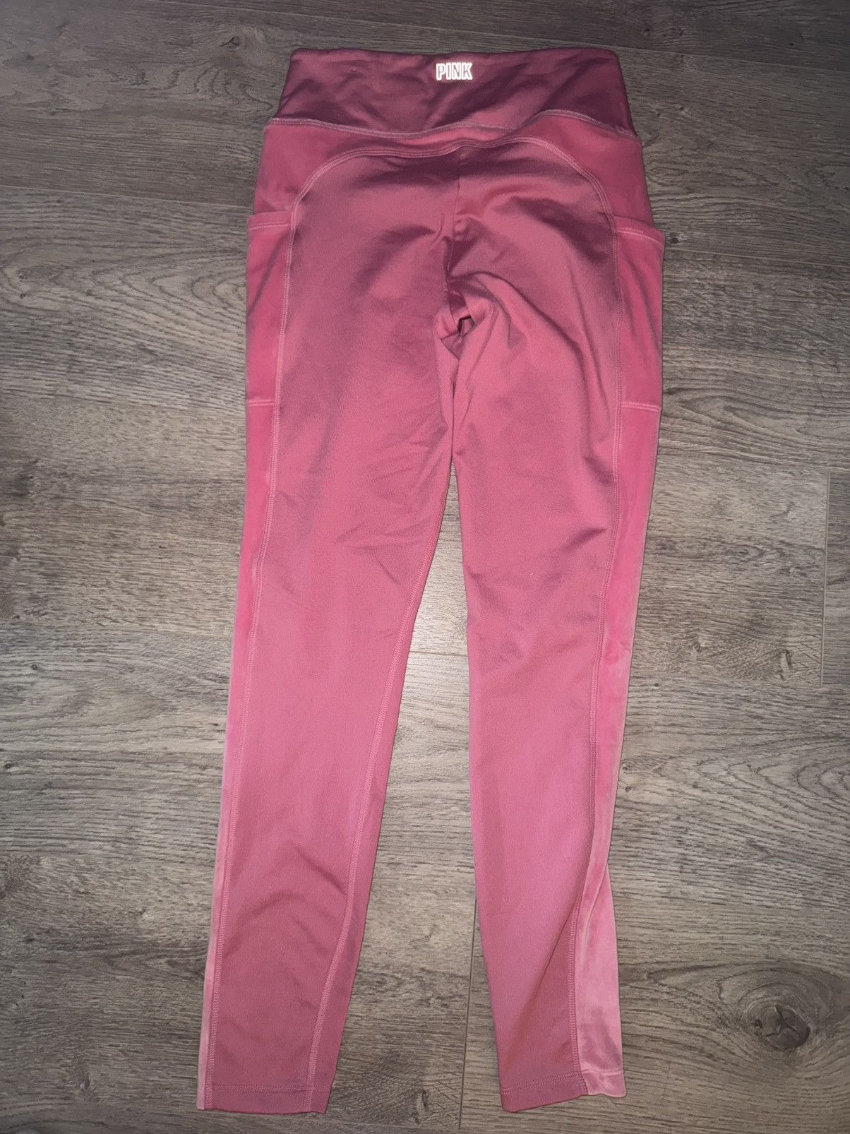 Victoria's Secret Y2K Victoria’s Secret PINK Active VELOUR Leggings Size 27" / US 4 / IT 40 - 4 Thumbnail