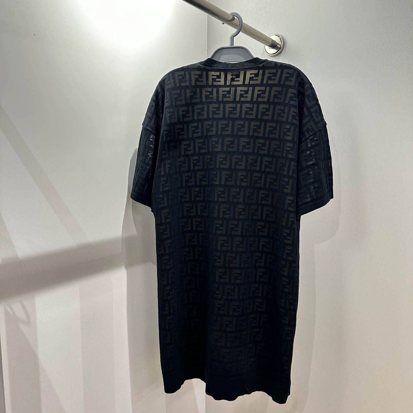 Fendi Fendi may777 FF allover print short sleeve dress 38 Size XS / US 0-2 / IT 36-38 - 2 Thumbnail
