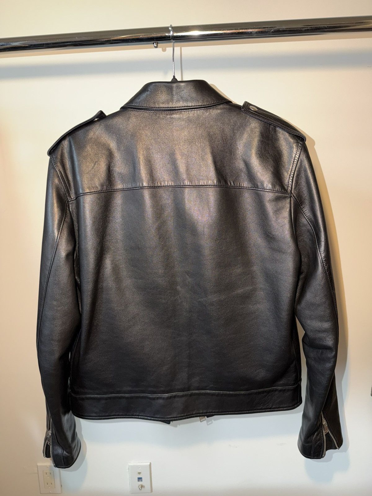 Hedi Slimane × Saint Laurent Paris Holy Grail 2012 Hedi Slimane Field Leather Jacket 52 50 M Size US L / EU 52-54 / 3 - 6 Thumbnail