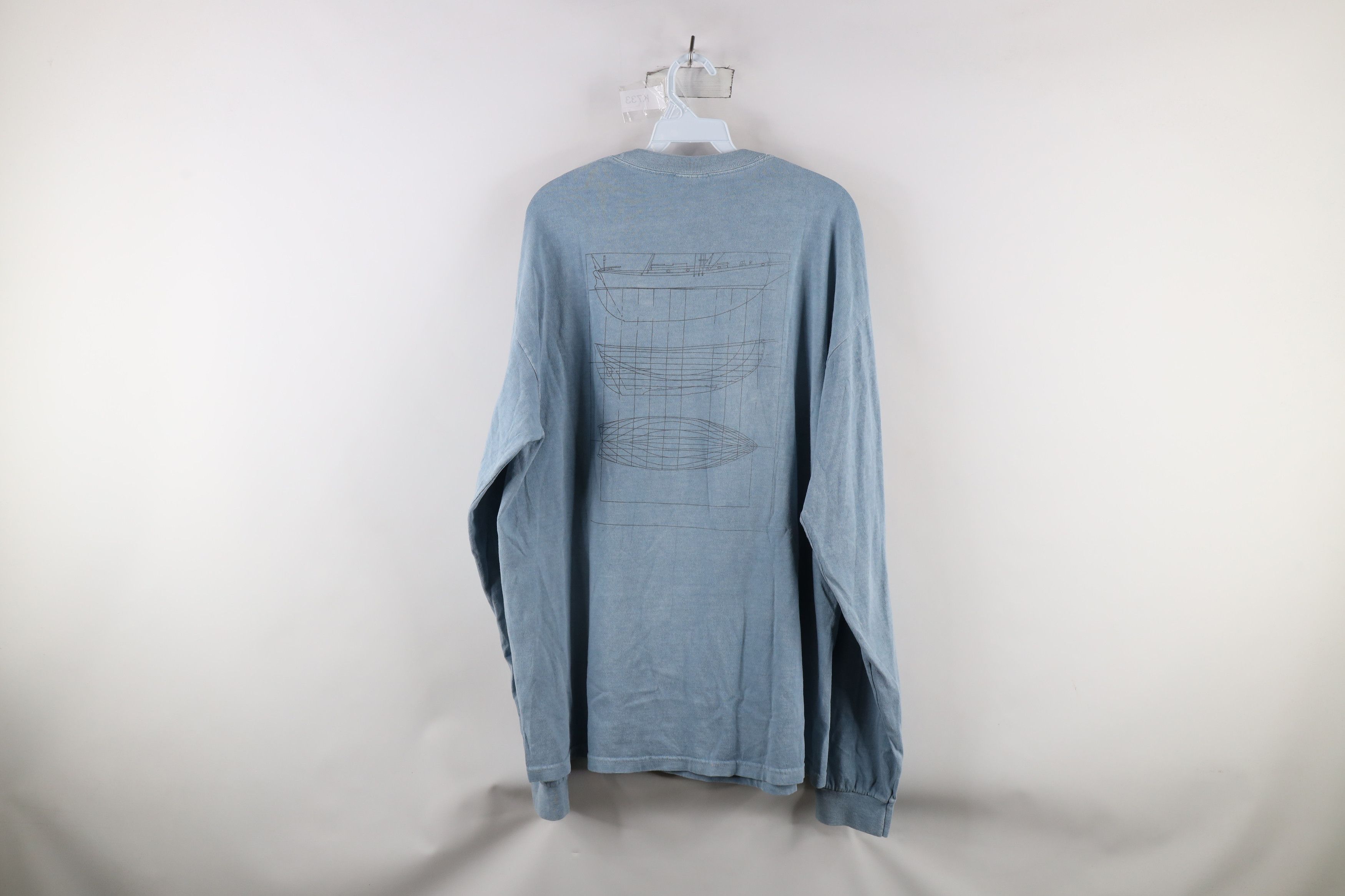 Vintage Vintage Y2K Stonewash Wooden Festival Long Sleeve T-Shirt Size US L / EU 52-54 / 3 - 8 Thumbnail