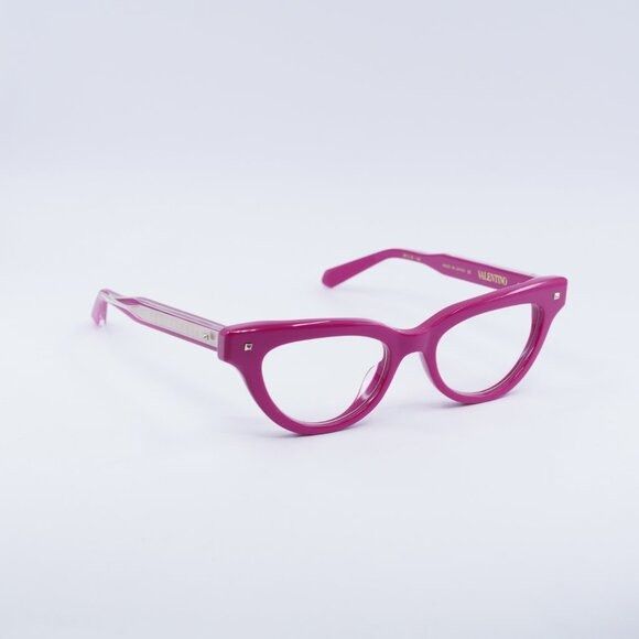 Valentino Valentino V-ESSENTIAL II VLX-124C Eyeglasses Pink 50mm Size ONE SIZE - 1 Thumbnail