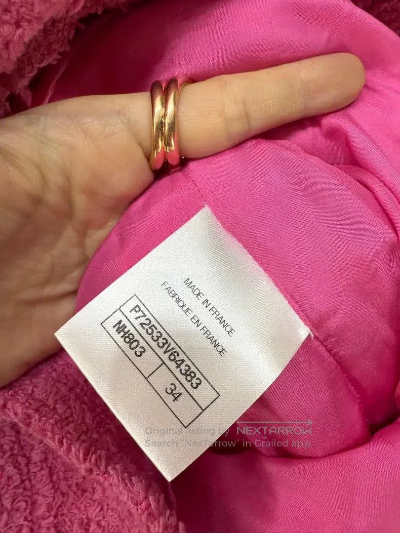 Chanel Chanel 22S pink tweed skirt Size 42" / US 20 - 5 Thumbnail