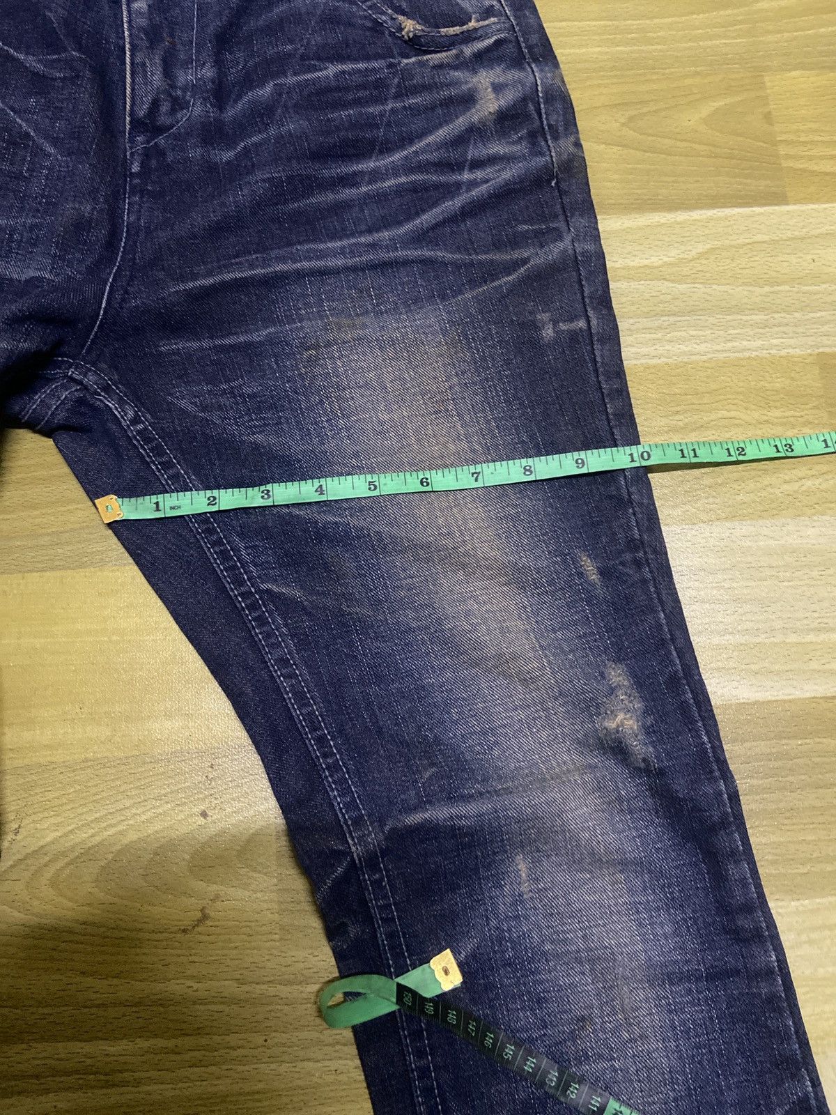 Issey Miyake Distressed CABANE DE ZUCCA DENIM REGULAR FITS Size US 31 - 7 Thumbnail