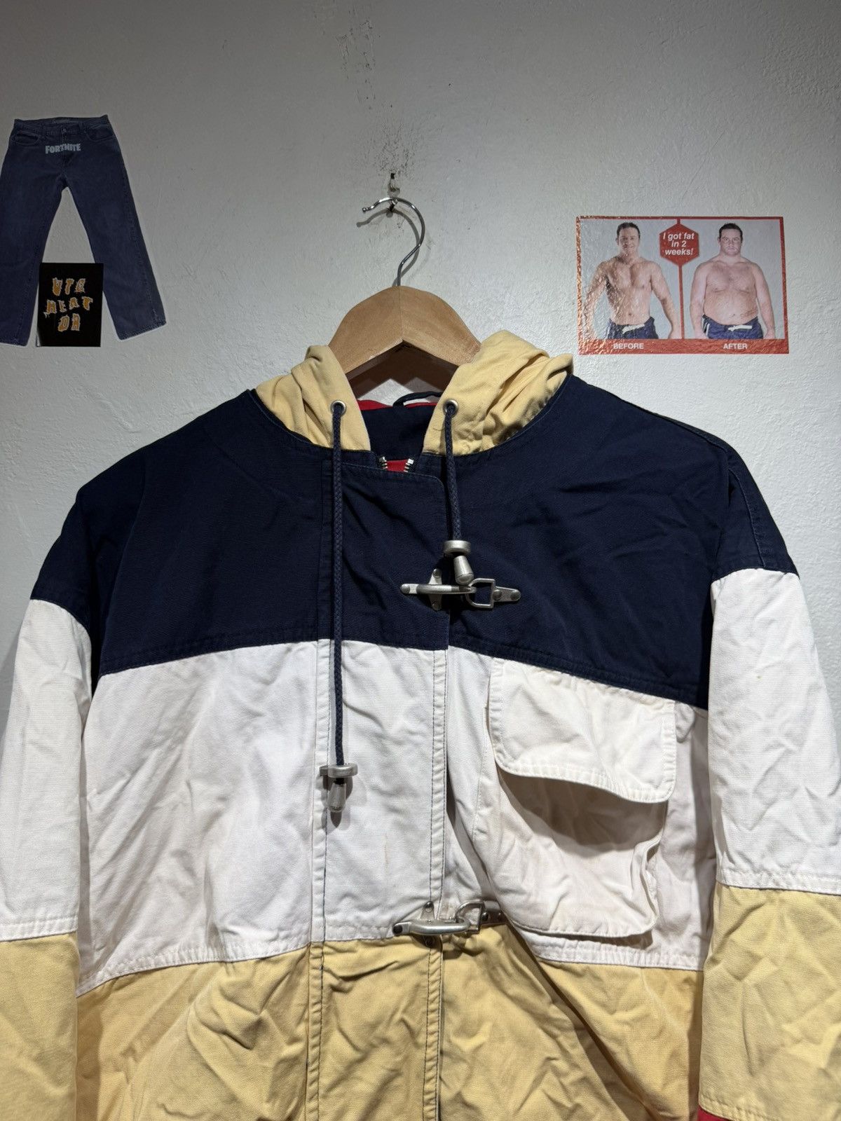 Express Vintage Express fireman hooded jacket Size US L / EU 52-54 / 3 - 4 Thumbnail