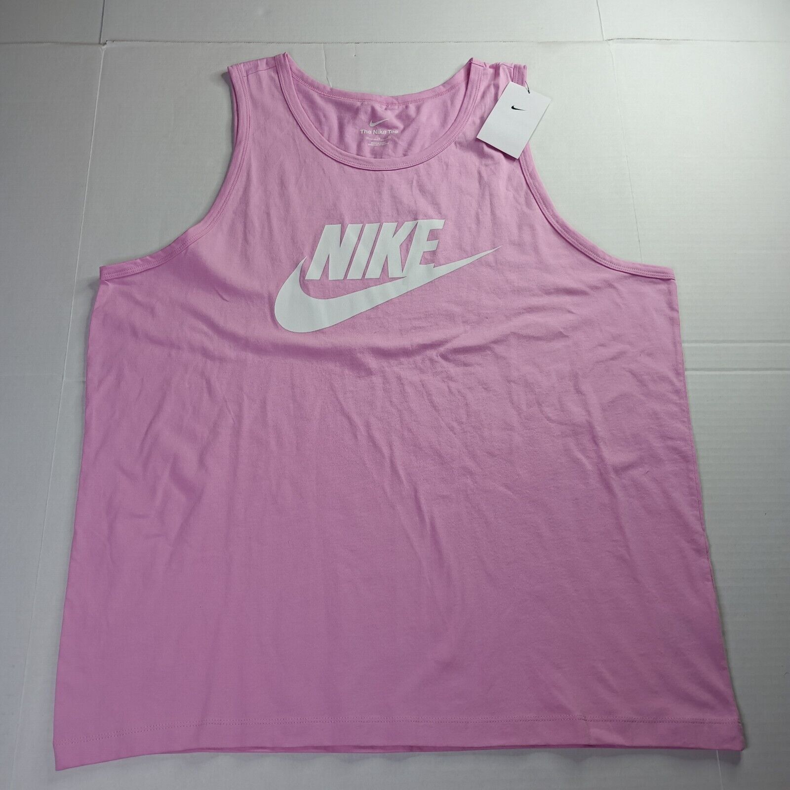 Nike Nike Sportswear Icon Futura Tank Top Mens XL AR4991-621 Pink Size US XL / EU 56 / 4 - 1 Thumbnail