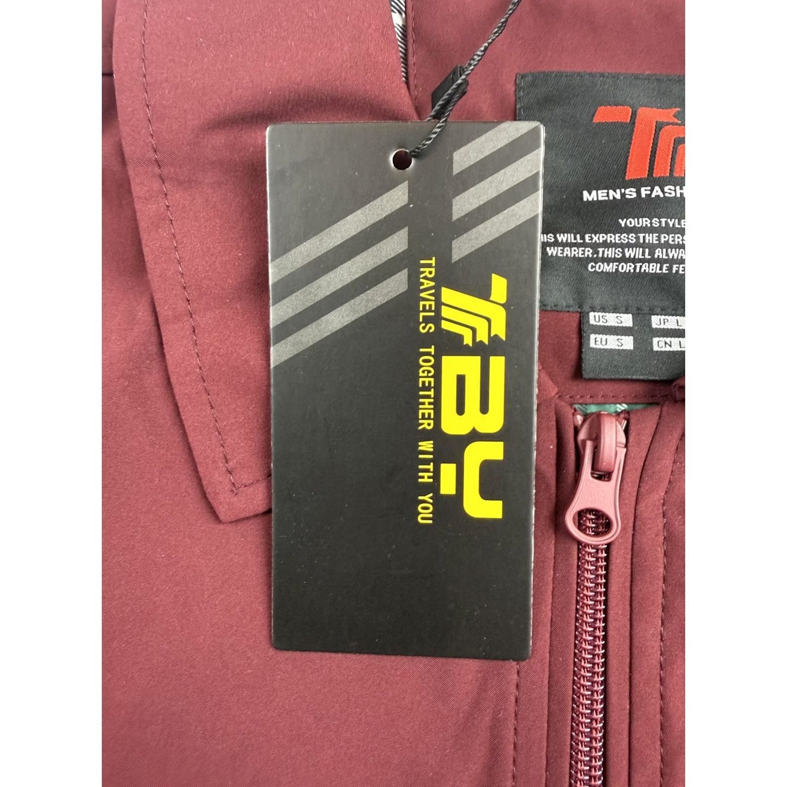 Vintage TBY Jacket Mens S Red Softshell Windbreaker Full Zip Pockets Lightweight Size US S / EU 44-46 / 1 - 4 Thumbnail