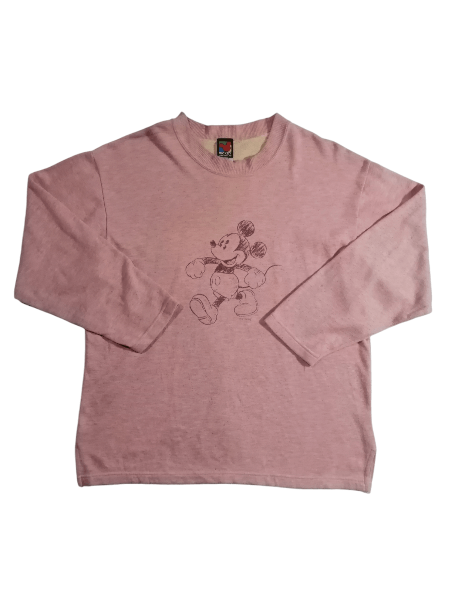 Designer × Disney × Vintage Vintage Mickey Unlimited Disney DIA Club Sweatshirt Size US L / EU 52-54 / 3 - 4 Thumbnail