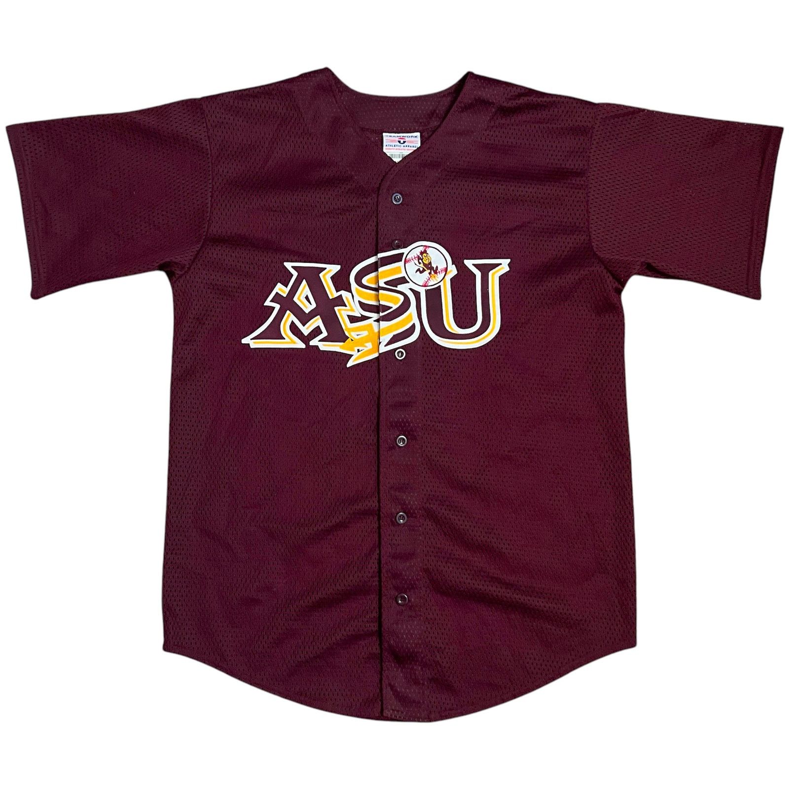 NCAA Vintage Arizona State Baseball Jersey - XL Size US XL / EU 56 / 4 - 1 Thumbnail