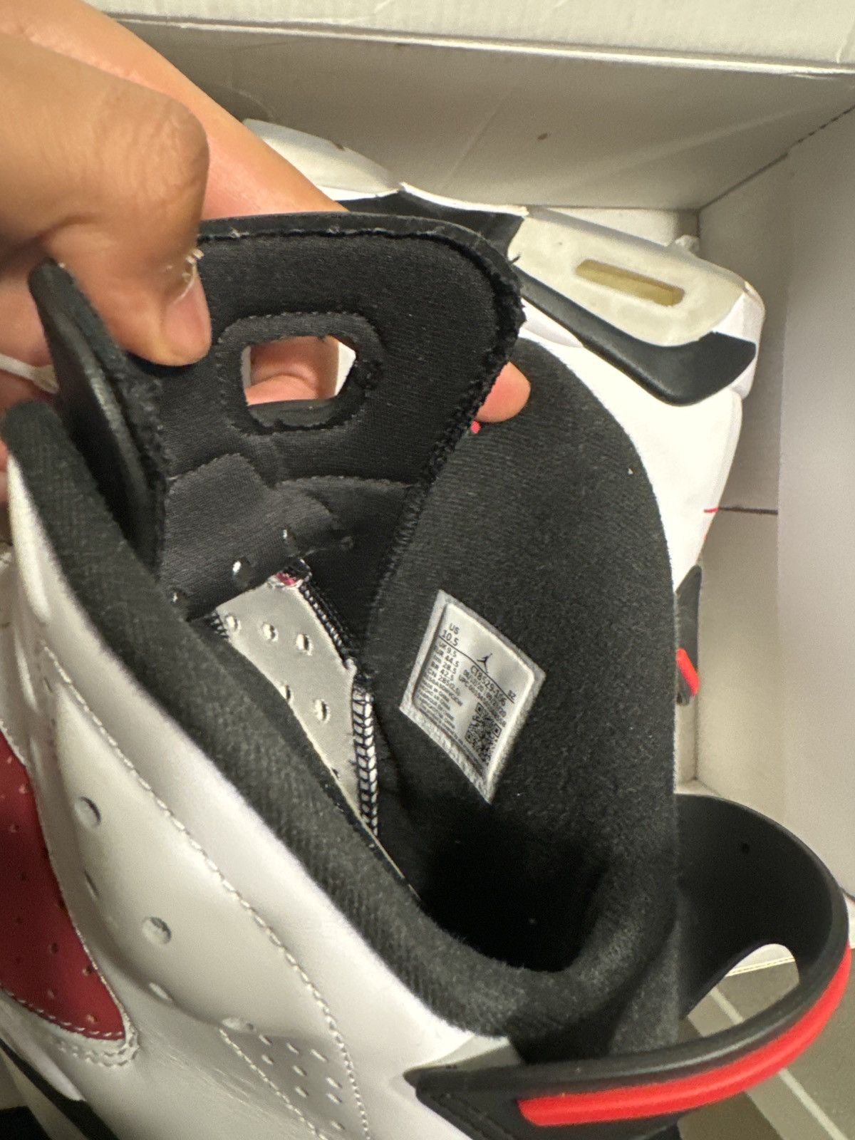 Jordan Brand Jordan 6 Retro Carmine (2021) Size US 10.5 / EU 43-44 - 12 Thumbnail