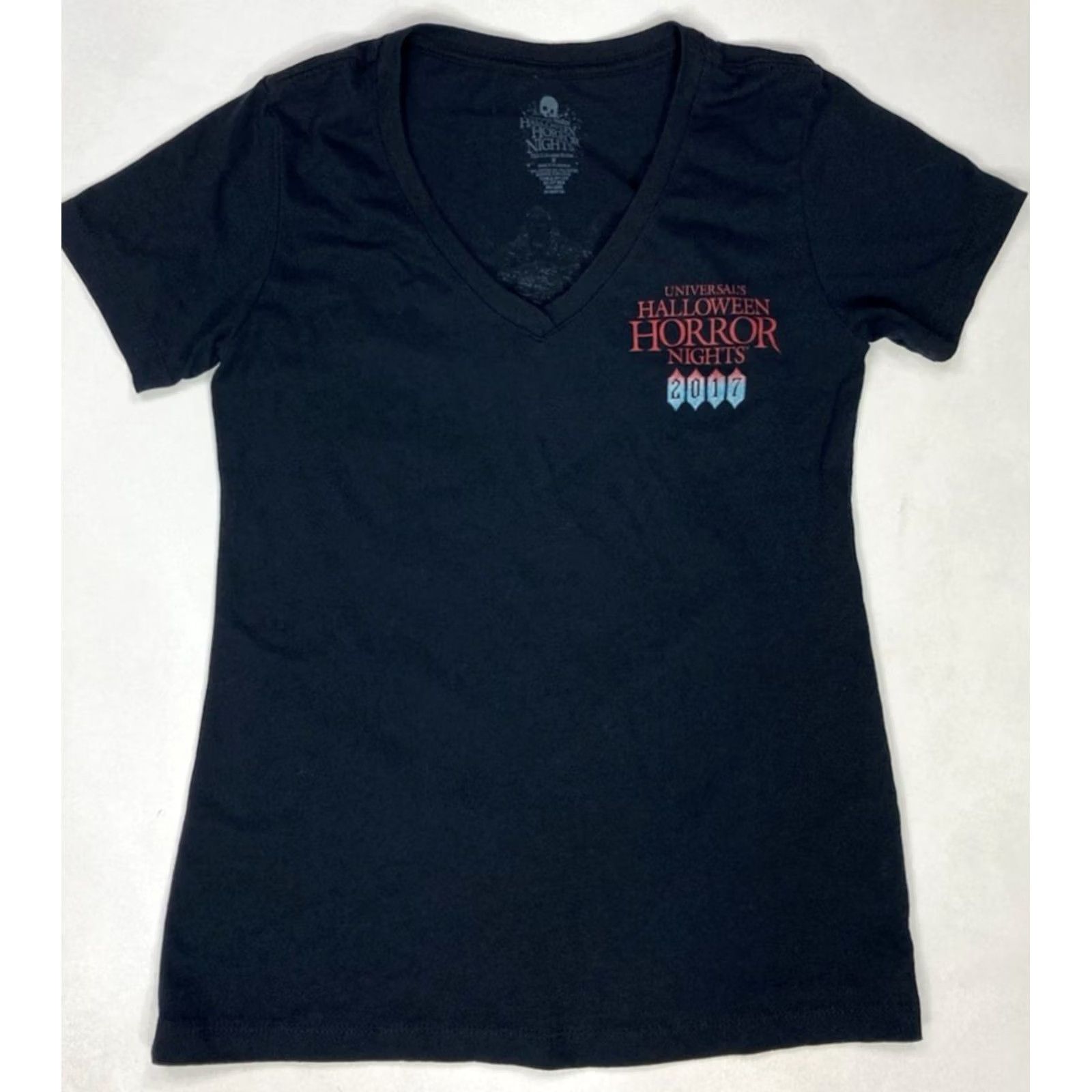 Vintage VINTAGE Universal Studios Halloween Horror Nights 2017 Graphic T-Shirt Women XS Size XS / US 0-2 / IT 36-38 - 3 Thumbnail