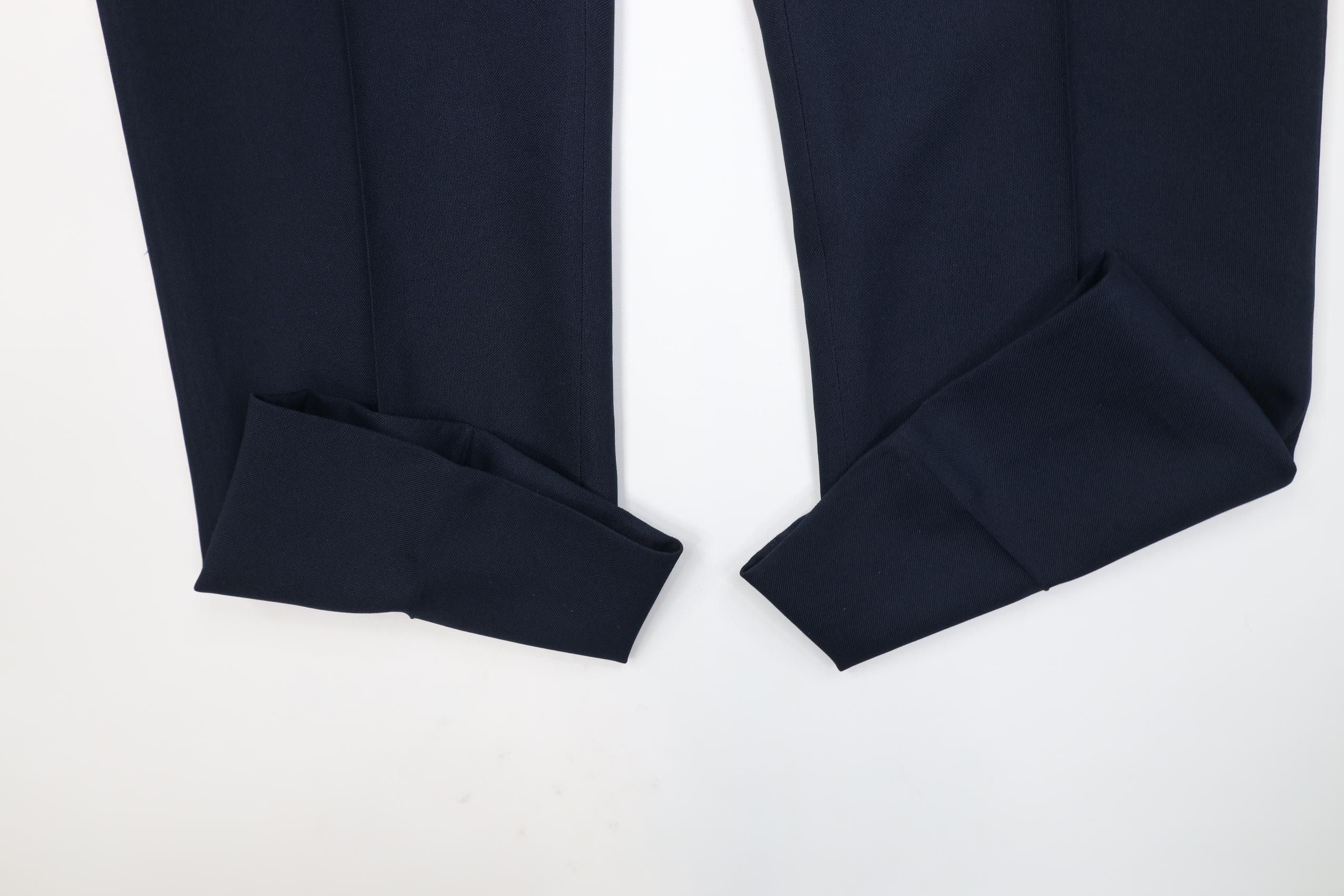 Vintage Vintage 70s Streetwear Flared Wide Leg Chino Pants Blue USA Size US 36 / EU 52 - 5 Thumbnail