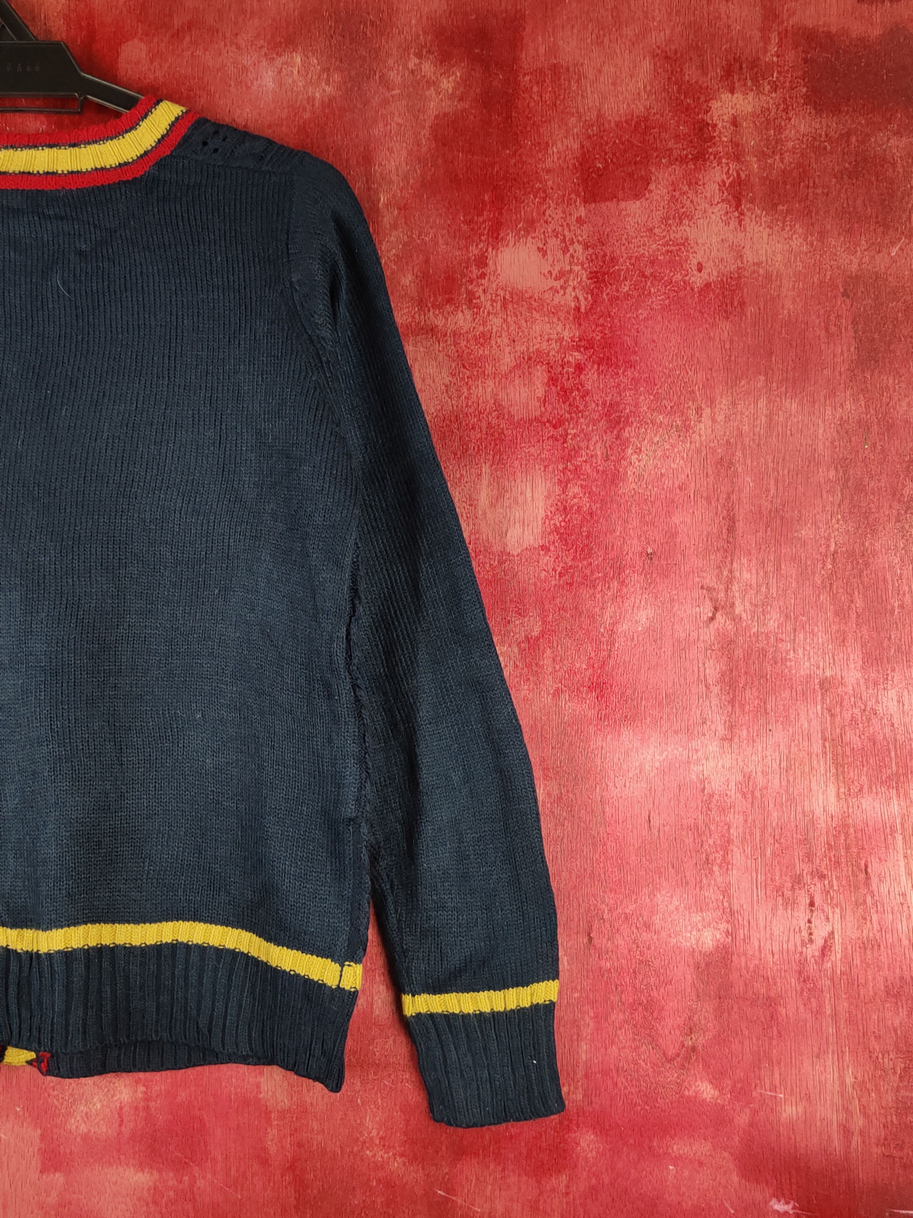 Homespun Knitwear Coquette Dark Blue Knitwear Cardigan #S2378 Size M / US 6-8 / IT 42-44 - 9 Thumbnail
