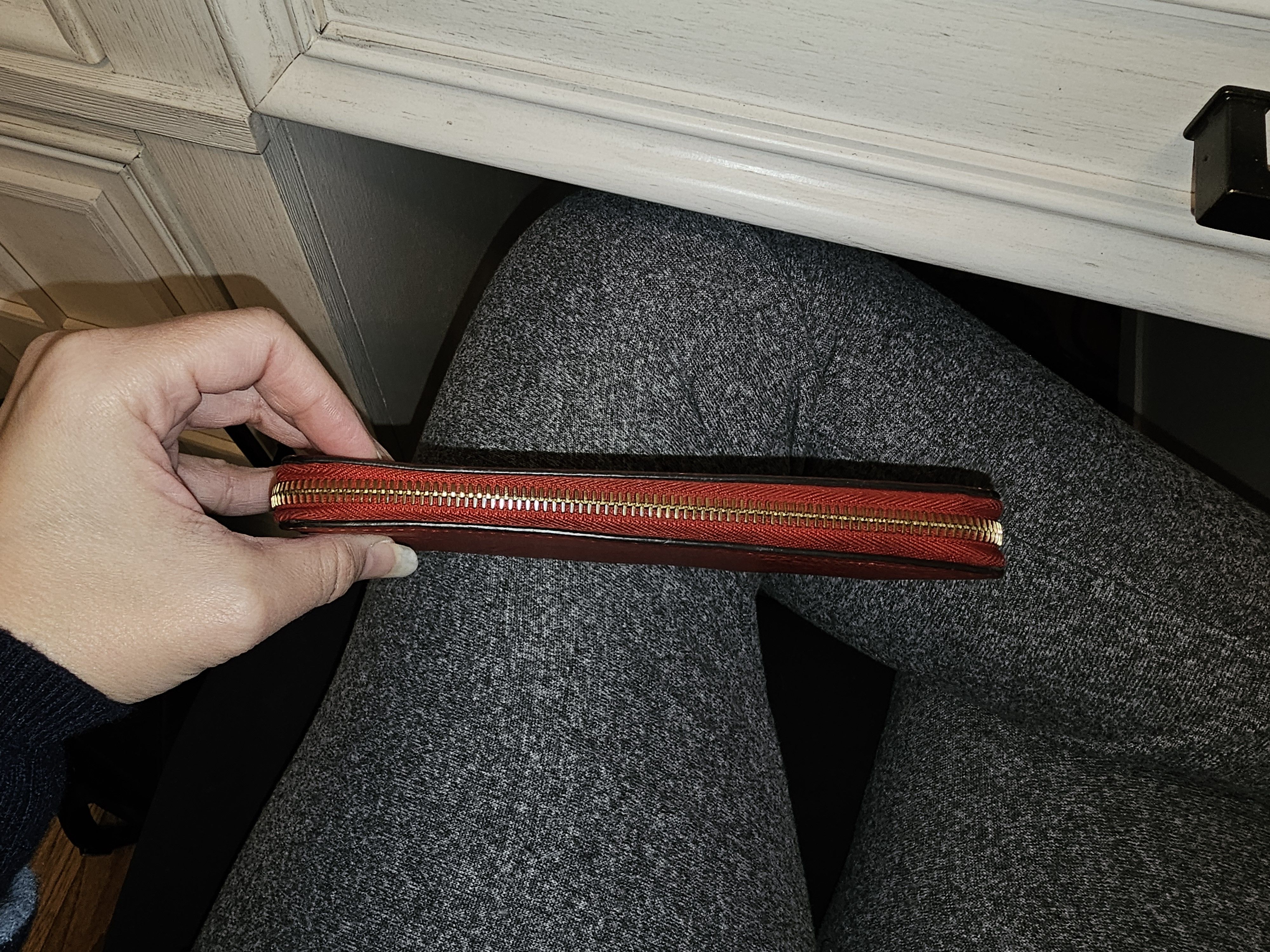 Louis Vuitton Monogram Red Zippy Size ONE SIZE - 3 Thumbnail