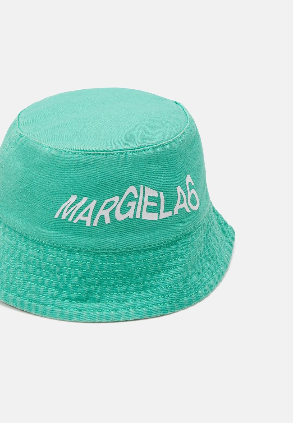 Maison Margiela !DS! SS23 Maison Margiela "Margiela" Logo Green Panama Size ONE SIZE - 1 Thumbnail