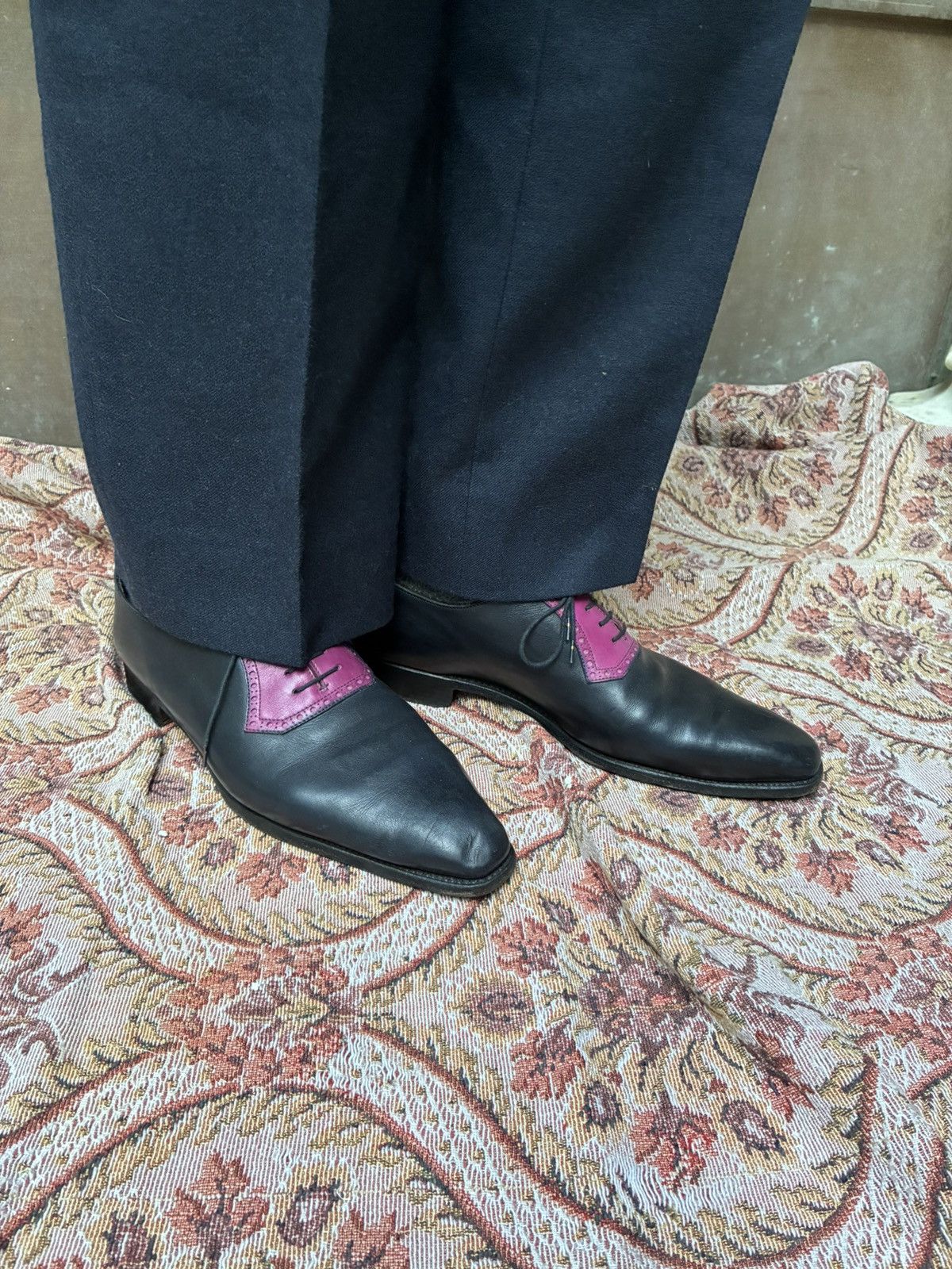 Other ALTAN BOTTIER hand made in france luxury Adelaide oxfords Size US 10 / EU 43 - 2 Thumbnail