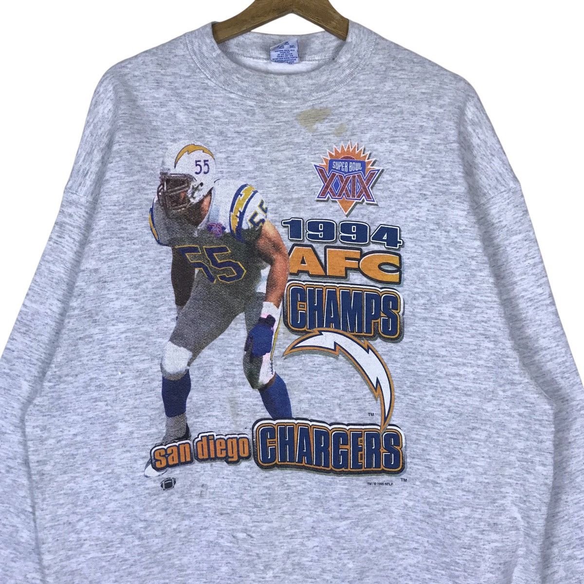 Salem Sportswear Vintage Salem Sportswear NFL Pullover Jumper Sweatshirt Size US XL / EU 56 / 4 - 2 Thumbnail