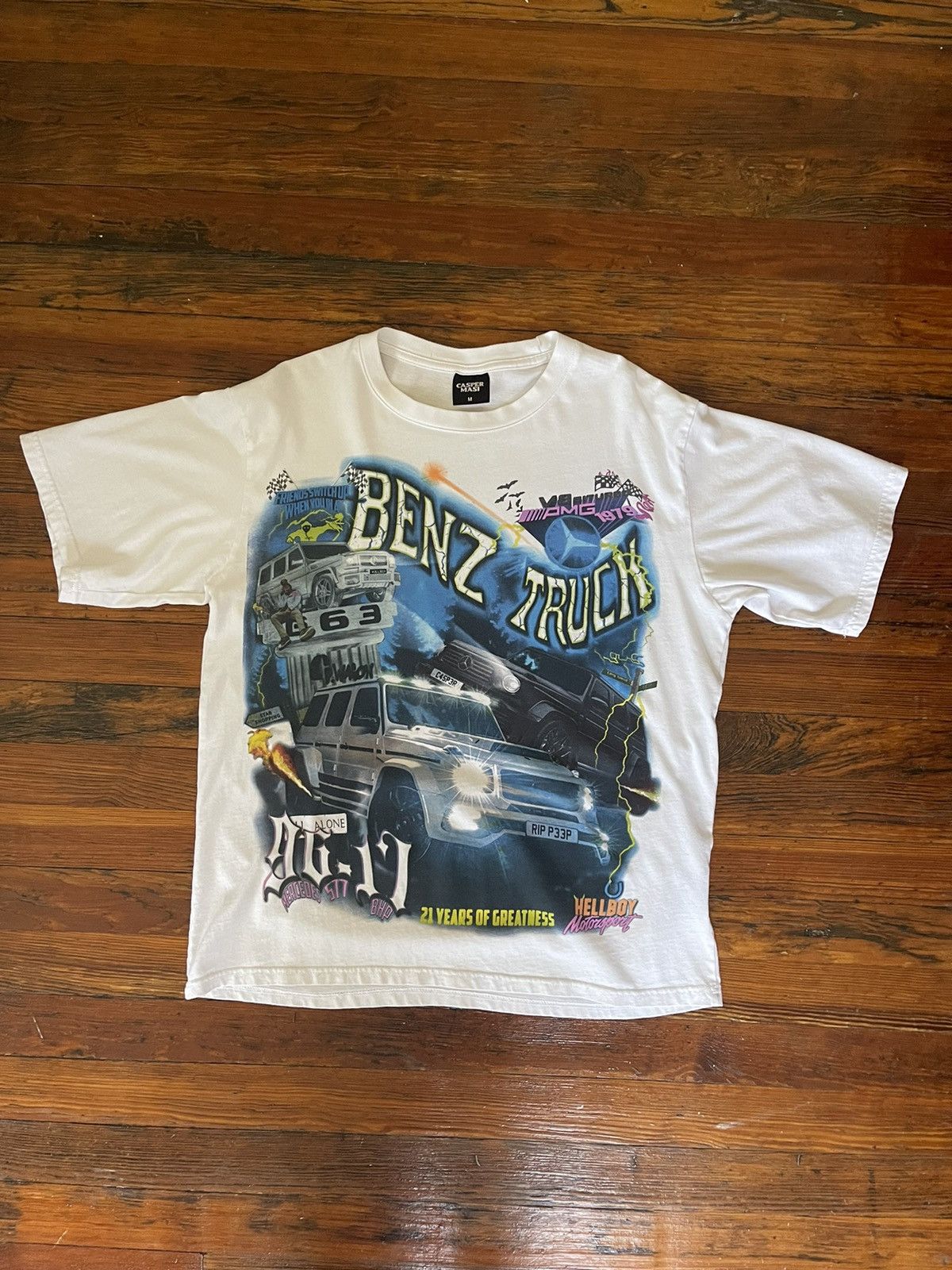 Vintage Mercedes G-Wagon Casper Masi Tee Size M Size US M / EU 48-50 / 2 - 1 Thumbnail