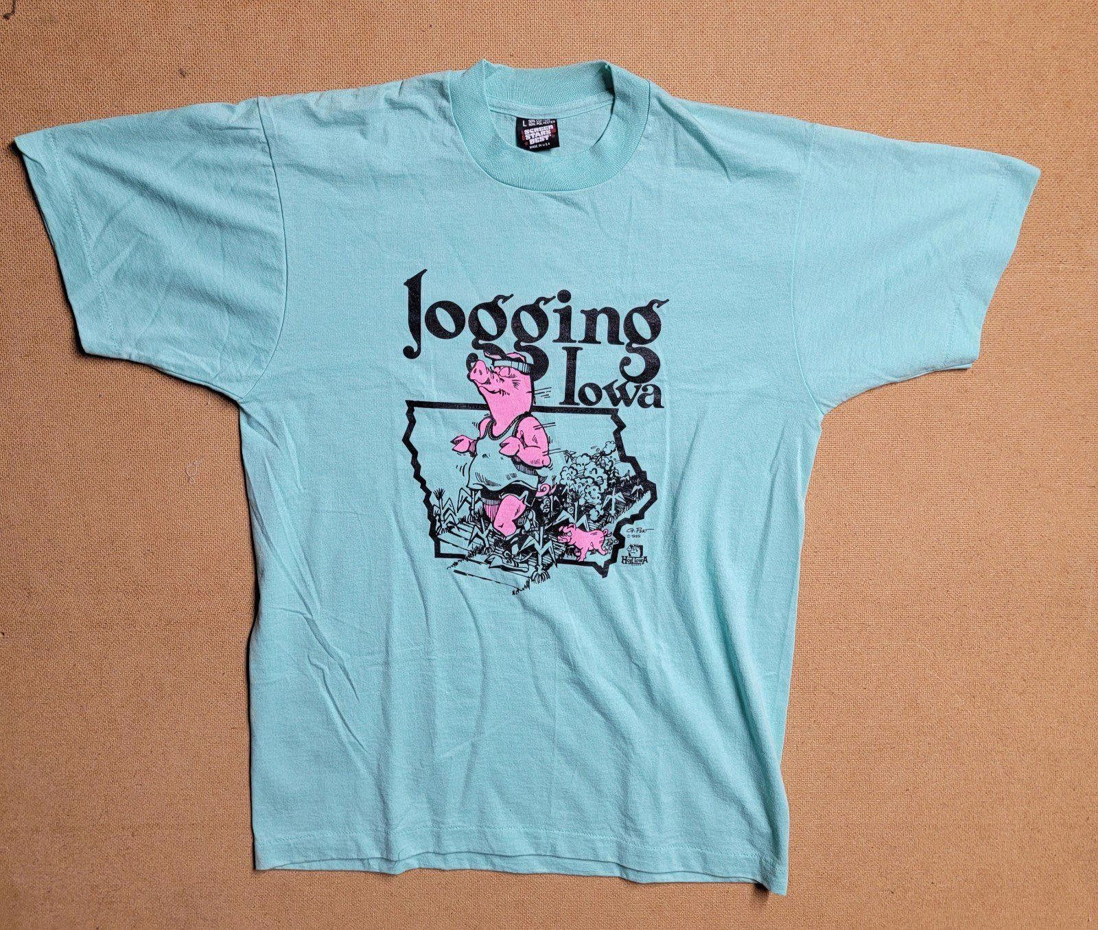 Other Vtg Screen Stars Best Single Stitch Jogging Iowa Sz L Size US L / EU 52-54 / 3 - 1 Thumbnail