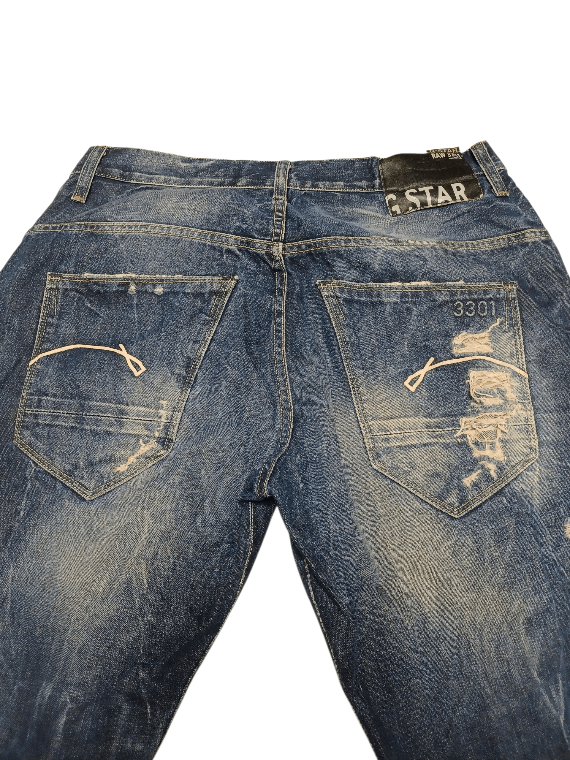 G-Star G STAR RAW DISTRESSED AVANT GARDE JEANS DENIM Size US 31 - 4 Thumbnail