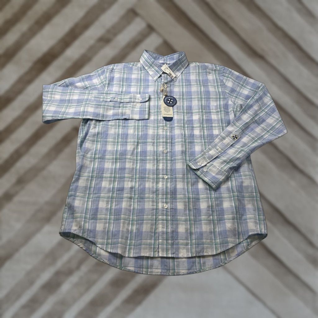 Vintage VINTAGE Castaway Nantucket Plaid Button-Down Shirt Men’s Medium Size US M / EU 48-50 / 2 - 1 Thumbnail