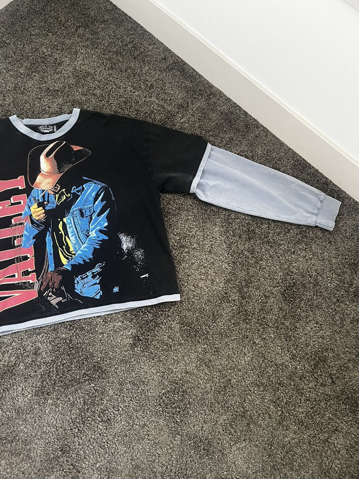 Vale Valelives Valeforever Cowboy Long Sleeve Tee Size US L / EU 52-54 / 3 - 5 Thumbnail