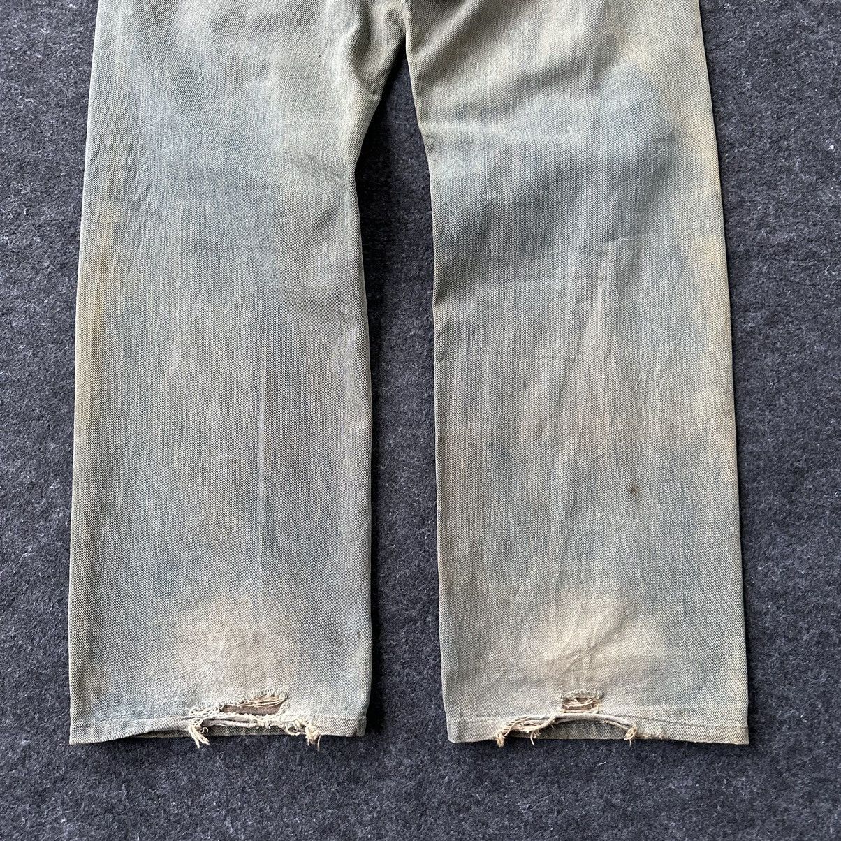 Big John Vintage Big John Regular Baggy Mudwash Denim 32x30 D684 Size US 32 / EU 48 - 7 Thumbnail