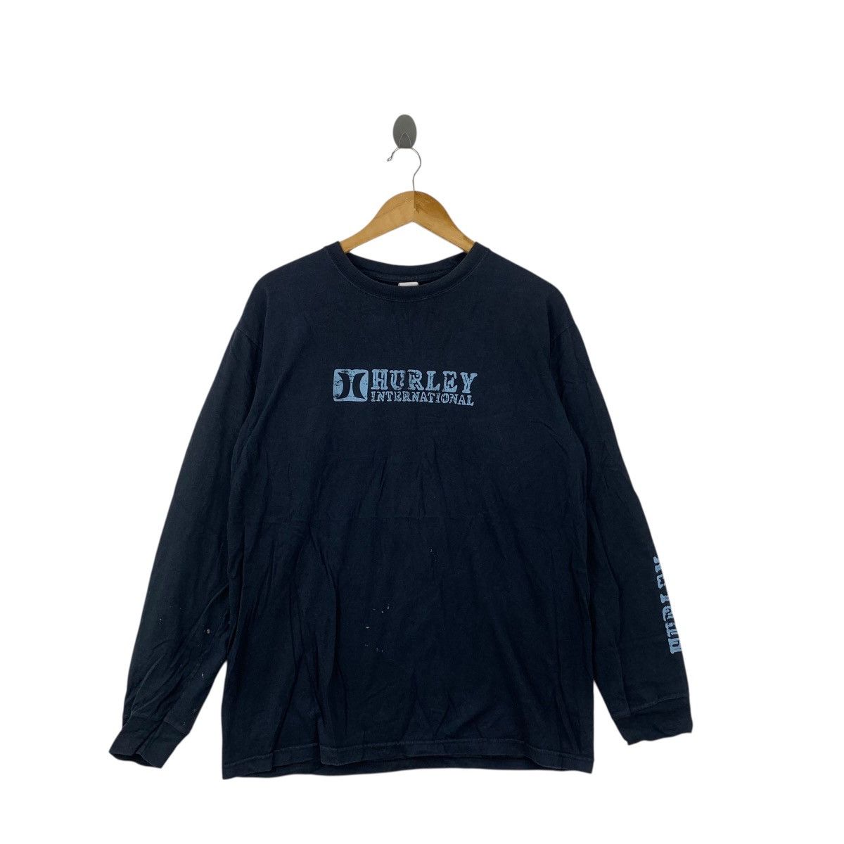 Hurley Vintage HURLEY INTERNATIONAL Long sleeve Tee Shirt Top Size US L / EU 52-54 / 3 - 3 Thumbnail