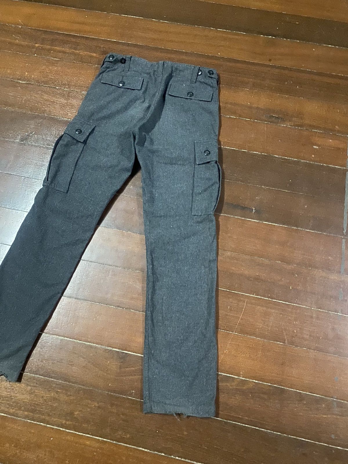 Japanese Brand FIRE 🔥 BACK NUMBER CARGO PANTS WOOL Size US 34 / EU 50 - 14 Thumbnail