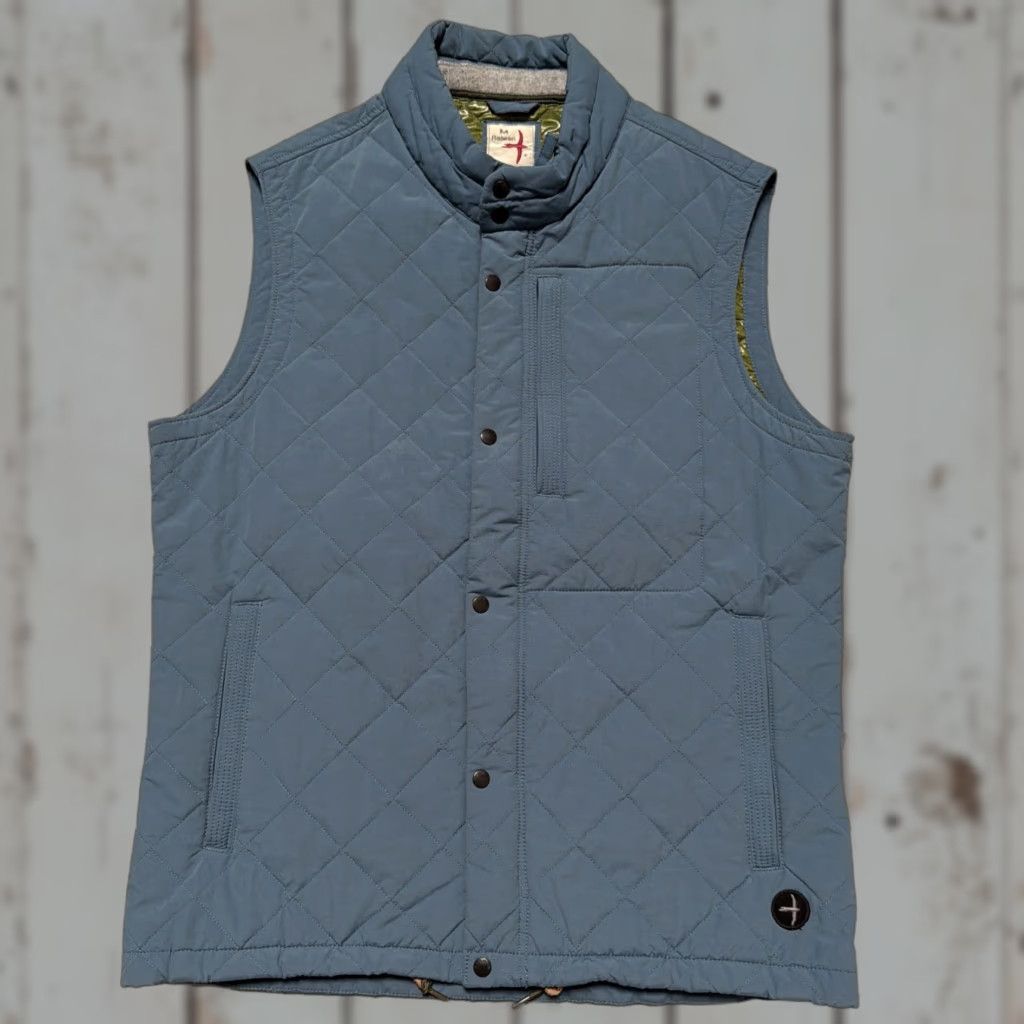 Relwen Relwen Quilted Insulated Full Zip Vest M Blue Unisex Adults Outdoor Classic Workwear - Mens Womens Size US M / EU 48-50 / 2 - 1 Thumbnail