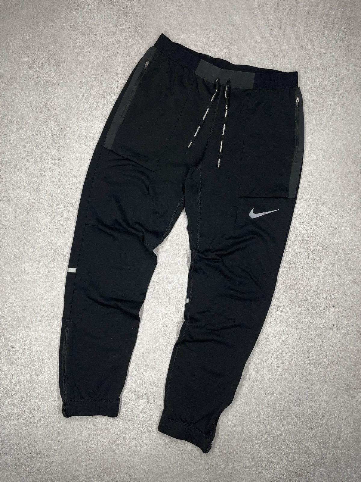 Nike Mens Nike Running SPHR 2.0 Sweatpants Black Dri Fit Size US 32 / EU 48 - 1 Thumbnail
