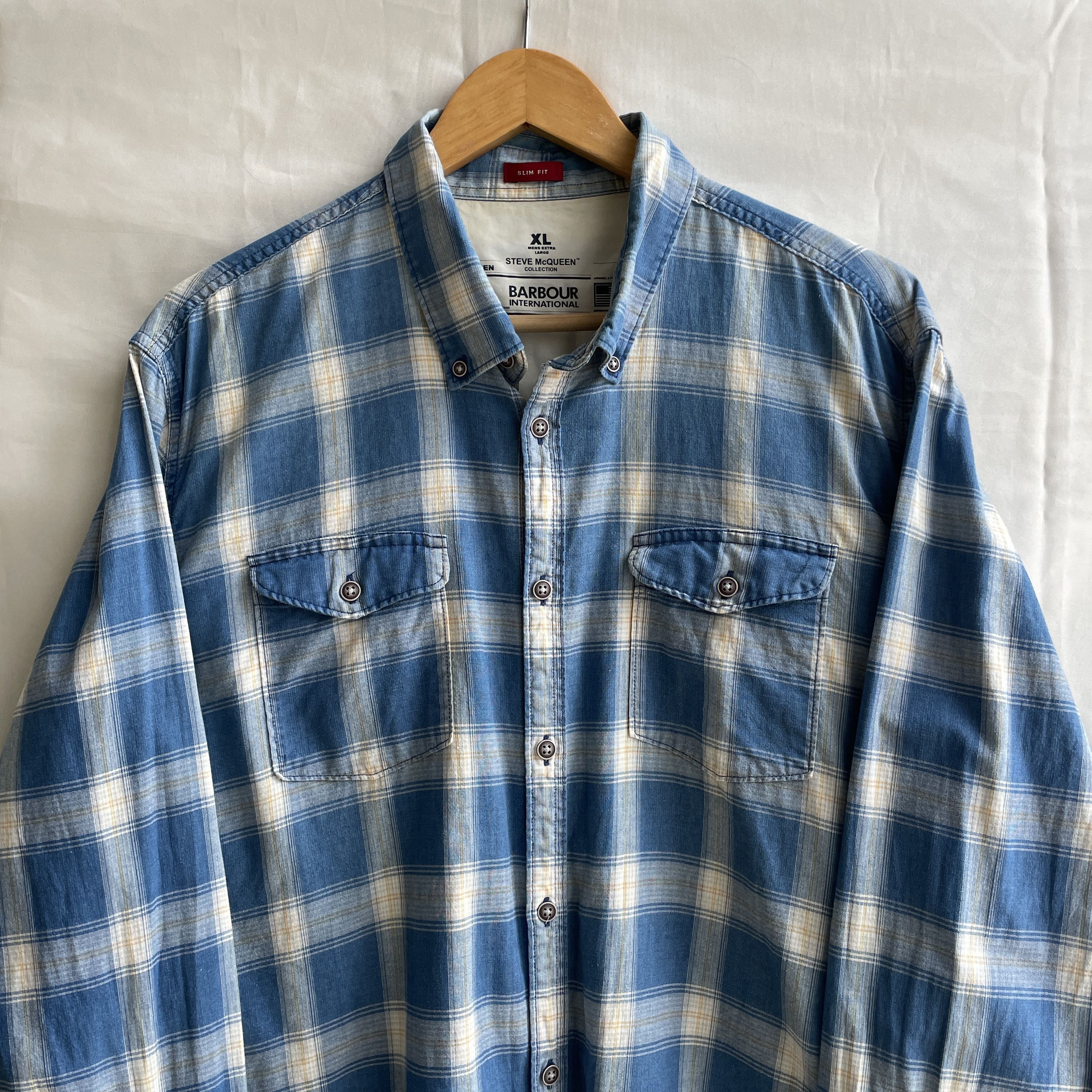 Barbour Barbour International Steve McQueen Holman Check Shirt Size US XL / EU 56 / 4 - 3 Thumbnail