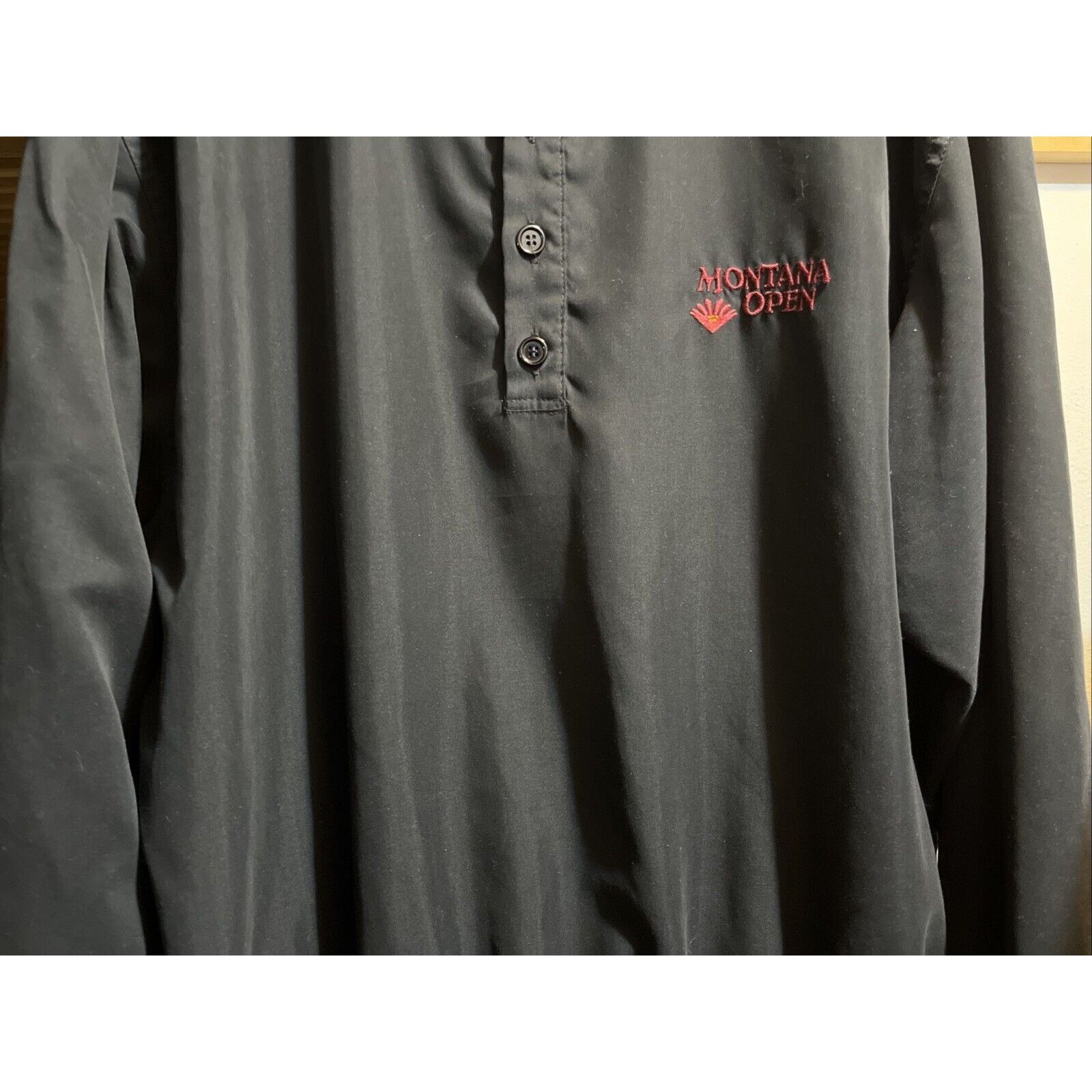 Other Sun Mountain Vintage Men’s L Black Pullover Golf Windbreaker Size US L / EU 52-54 / 3 - 6 Thumbnail