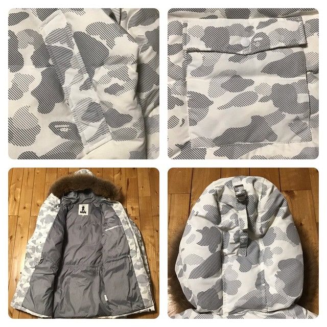 Bape BAPE Reflective Camo Fur Puffer Down Jacket a bathing ape Size US XXL / EU 58 / 5 - 8 Thumbnail