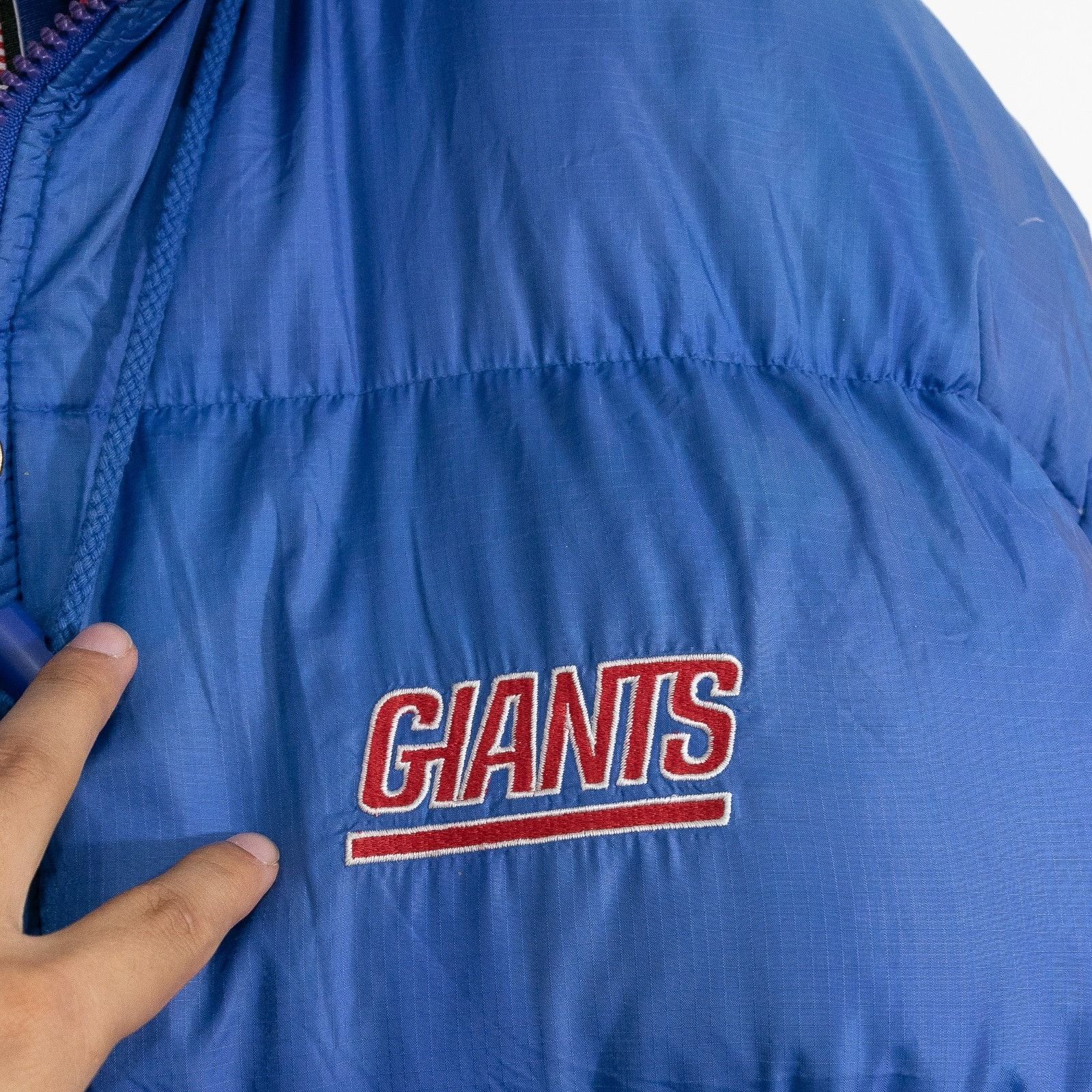 Vintage Vintage Pro Player New York Giants Down Puffer Jacket XL Size US XL / EU 56 / 4 - 5 Thumbnail