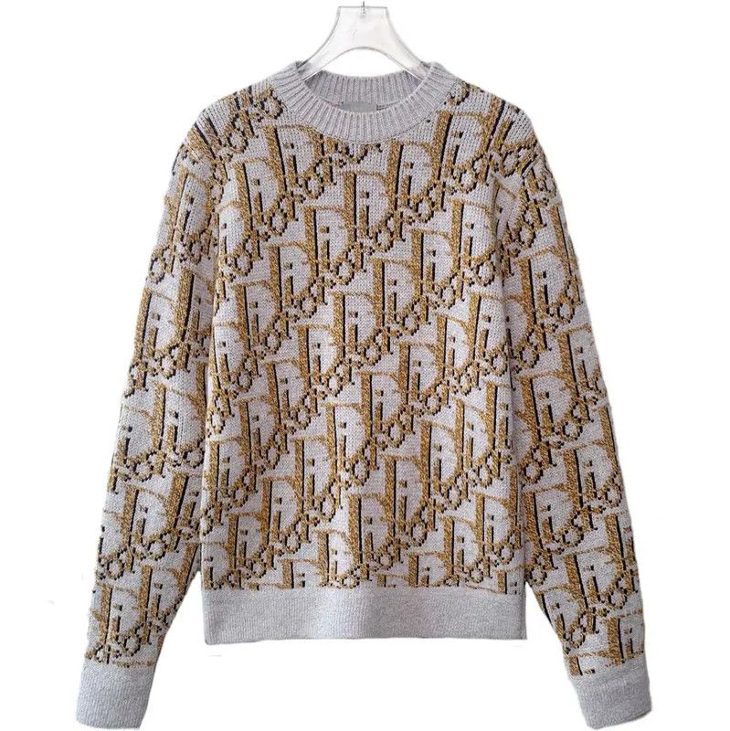Dior Dior Color Block Wool Sweater for Women 0089 Size XS / US 0-2 / IT 36-38 - 1 Thumbnail