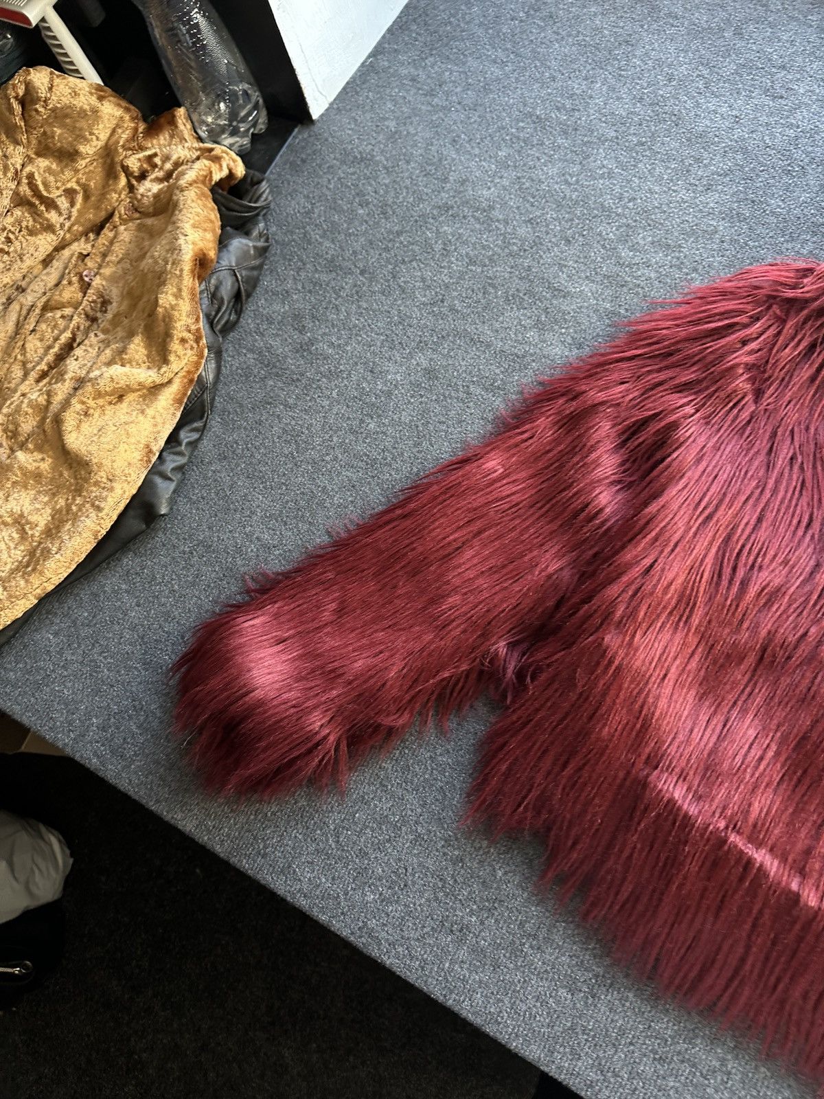 Other WMN LUXURY 🚨 FAUX FUR RED HOOD JACKET Y2K OPIUM LONG SLEEVE Size M / US 6-8 / IT 42-44 - 14 Thumbnail