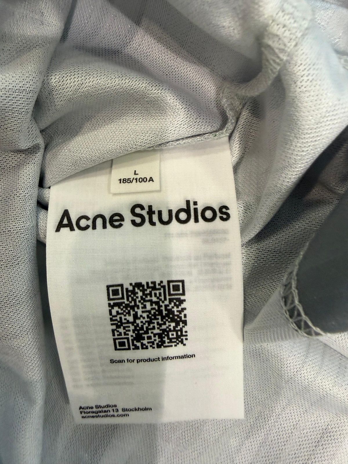 Acne Studios ACNE STUDIOS - Football Jersey Grey Size US L / EU 52-54 / 3 - 4 Thumbnail