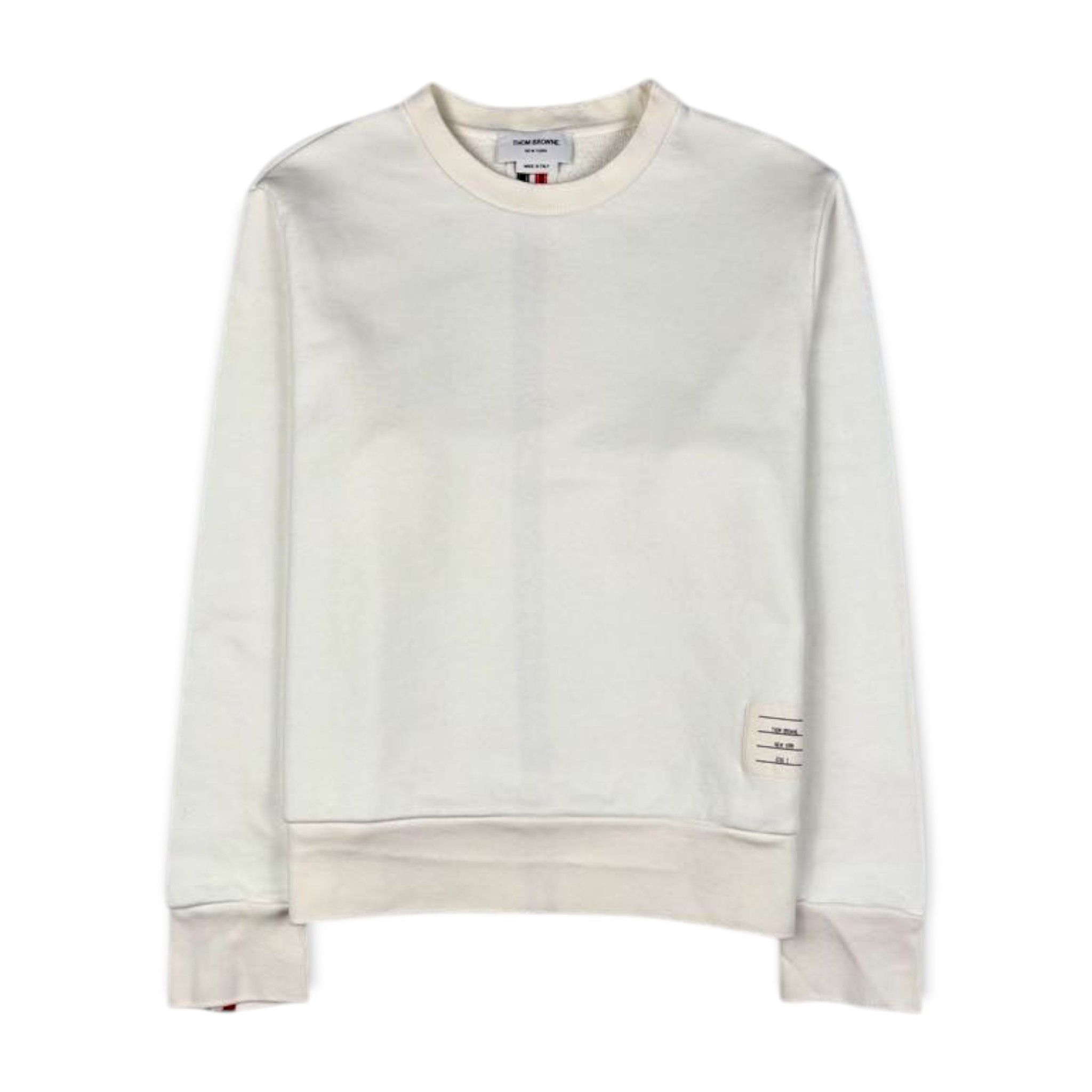 Thom Browne Thom Loopback Center Back Stripe Crewneck Pullover Size US M / EU 48-50 / 2 - 1 Thumbnail