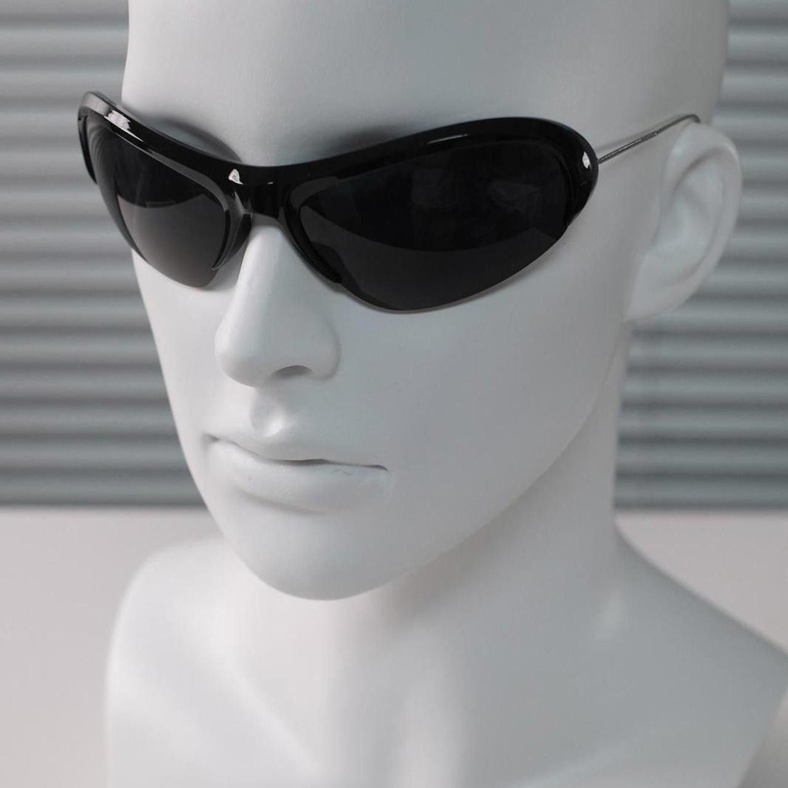 Japanese Brand Rare Y2k Vtg Avant Garde Futuristic Green Sunglasses Unisex Size ONE SIZE - 1 Thumbnail