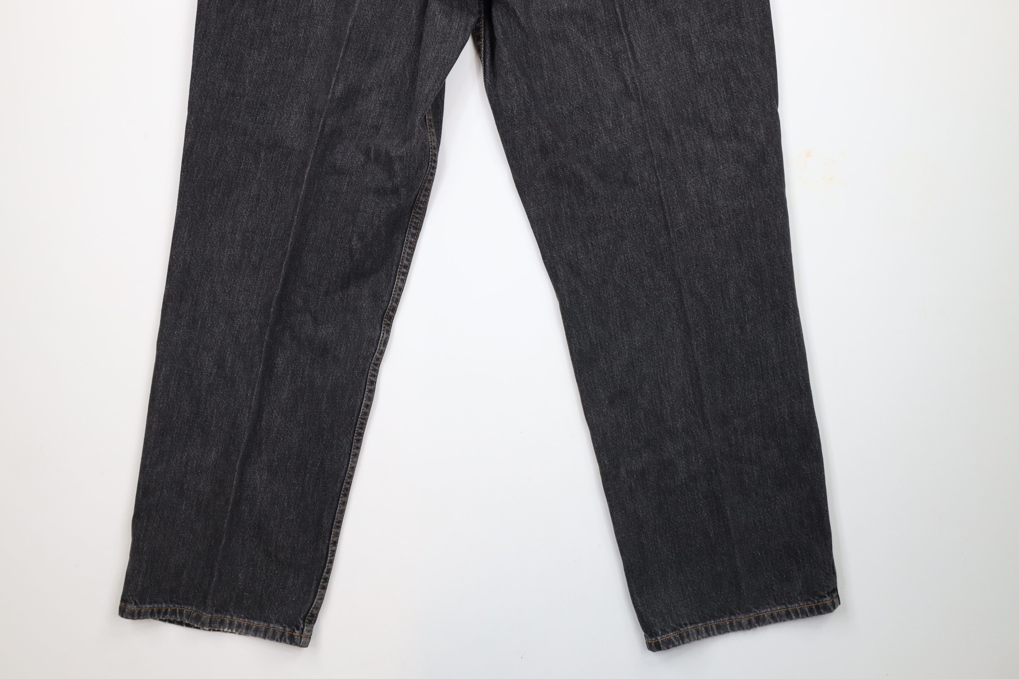Tommy Hilfiger × Vintage Vintage 90s Tommy Hilfiger Fit Wide Leg Denim Jeans Black Size US 36 / EU 52 - 11 Thumbnail