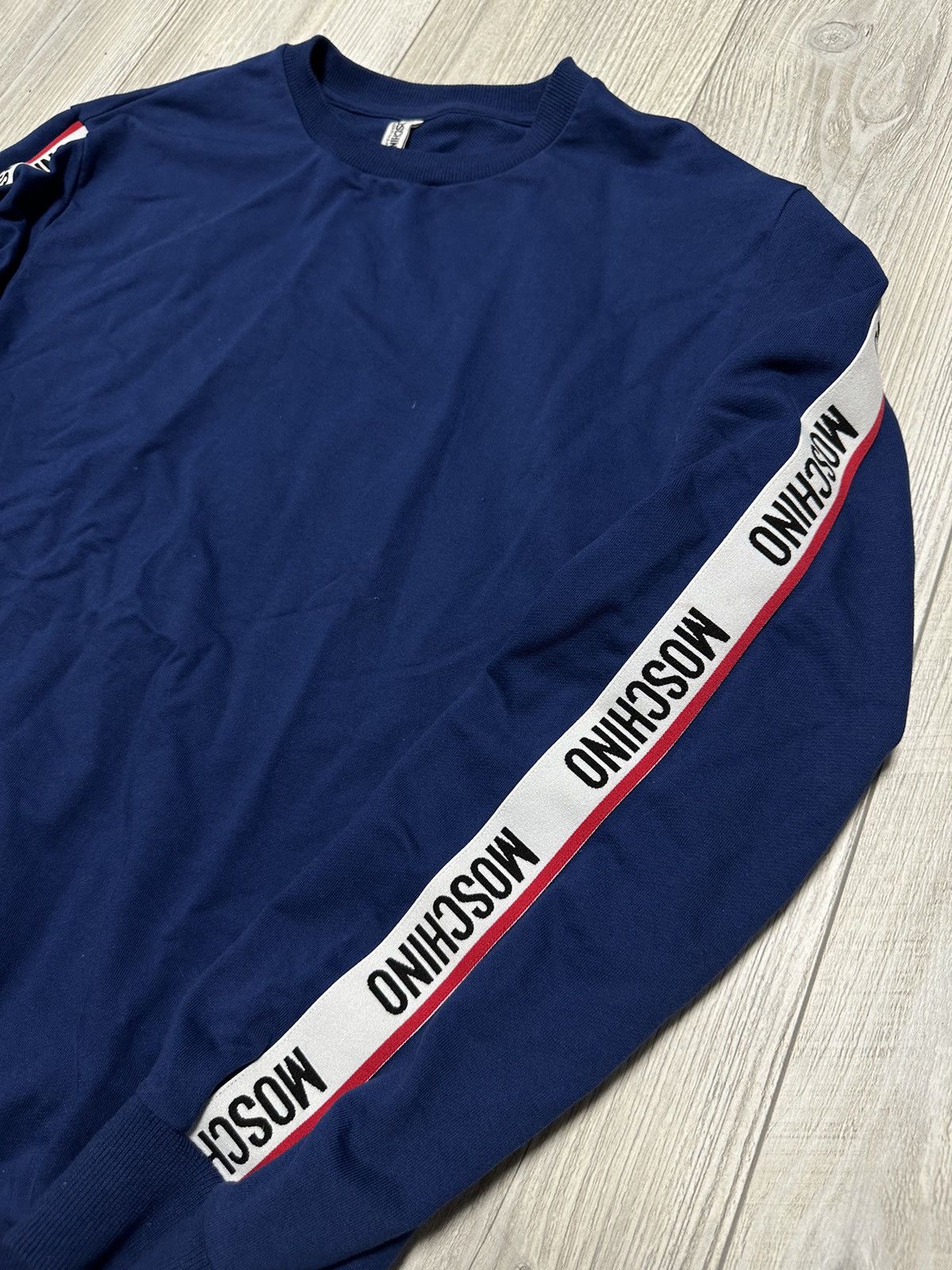 Moschino Moschino Underwear Tape logo swietshirt sweater Size US M / EU 48-50 / 2 - 2 Thumbnail