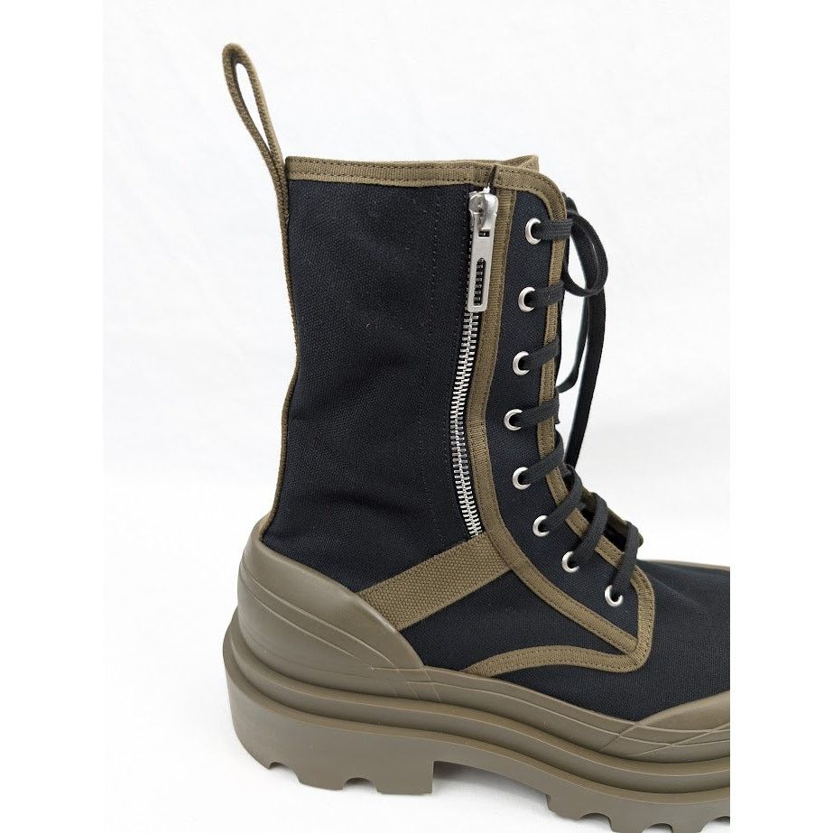 Bottega Veneta o1rshd1 Canvas Fabric Boots in Black Size US 9 / EU 42 - 4 Thumbnail
