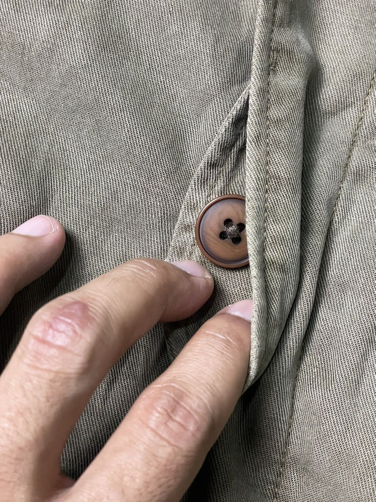 Vintage Joy Spread Brand Hidden Button Military Jacket (107) Size US XXS / EU 40 - 6 Thumbnail