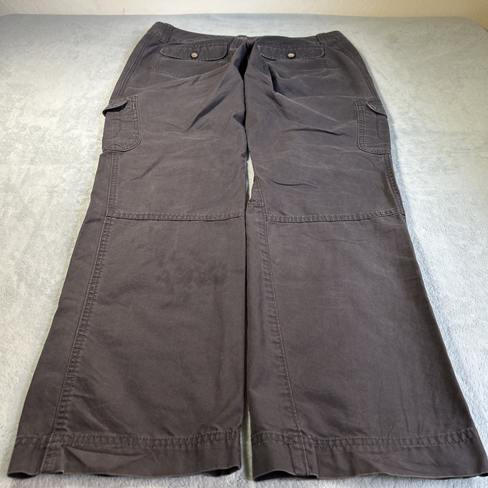 Eddie Bauer Straight Cargo Pants Wms 10 36x30 Hamilton Utility Surplus Size 36" / US 14 / IT 50 - 3 Thumbnail