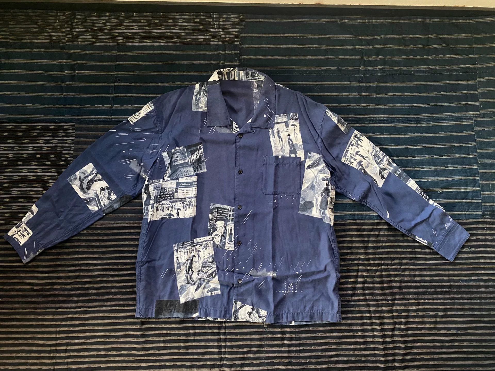Porter Classic Porter Classic Aloha Long Shirt Blue Size US L / EU 52-54 / 3 - 1 Thumbnail