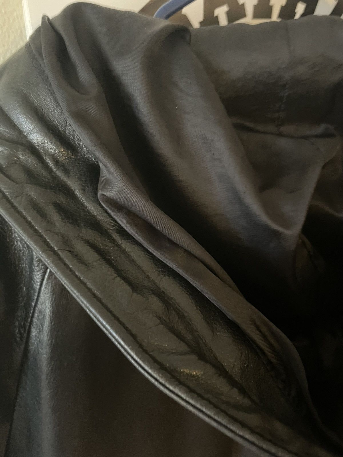 Wilsons Leather Fully leather hooded jacket parka Size US L / EU 52-54 / 3 - 12 Thumbnail