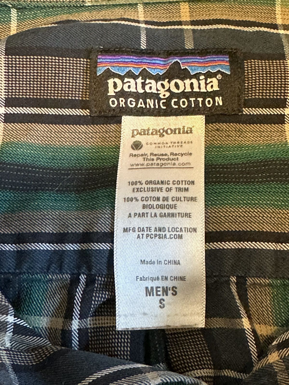 Patagonia Patagonia Button Up Shirt Plaid Outdoors Organic Cotton Size US S / EU 44-46 / 1 - 3 Thumbnail